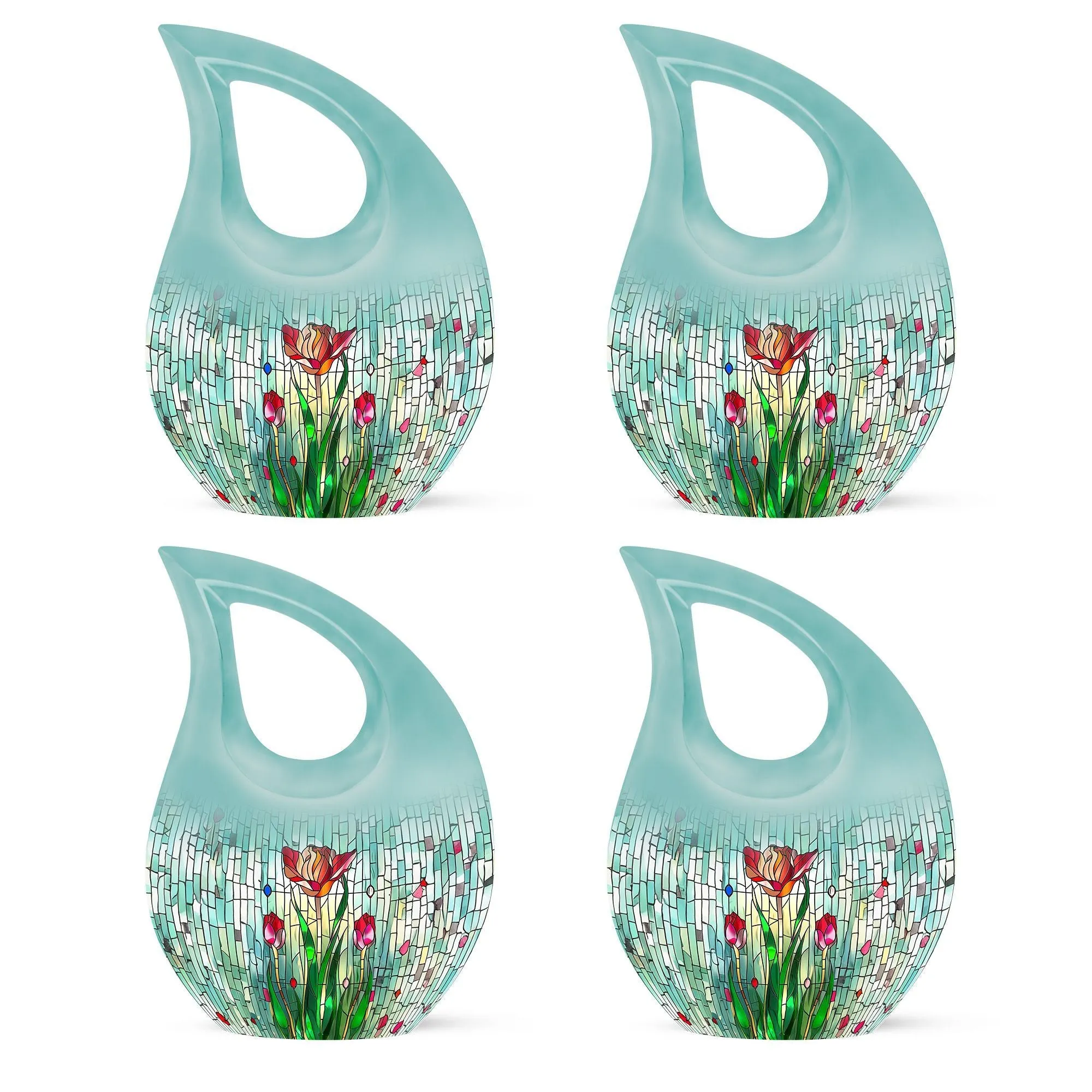 A Stained Glass Urn; Timeless Memorial for Cherished Ones