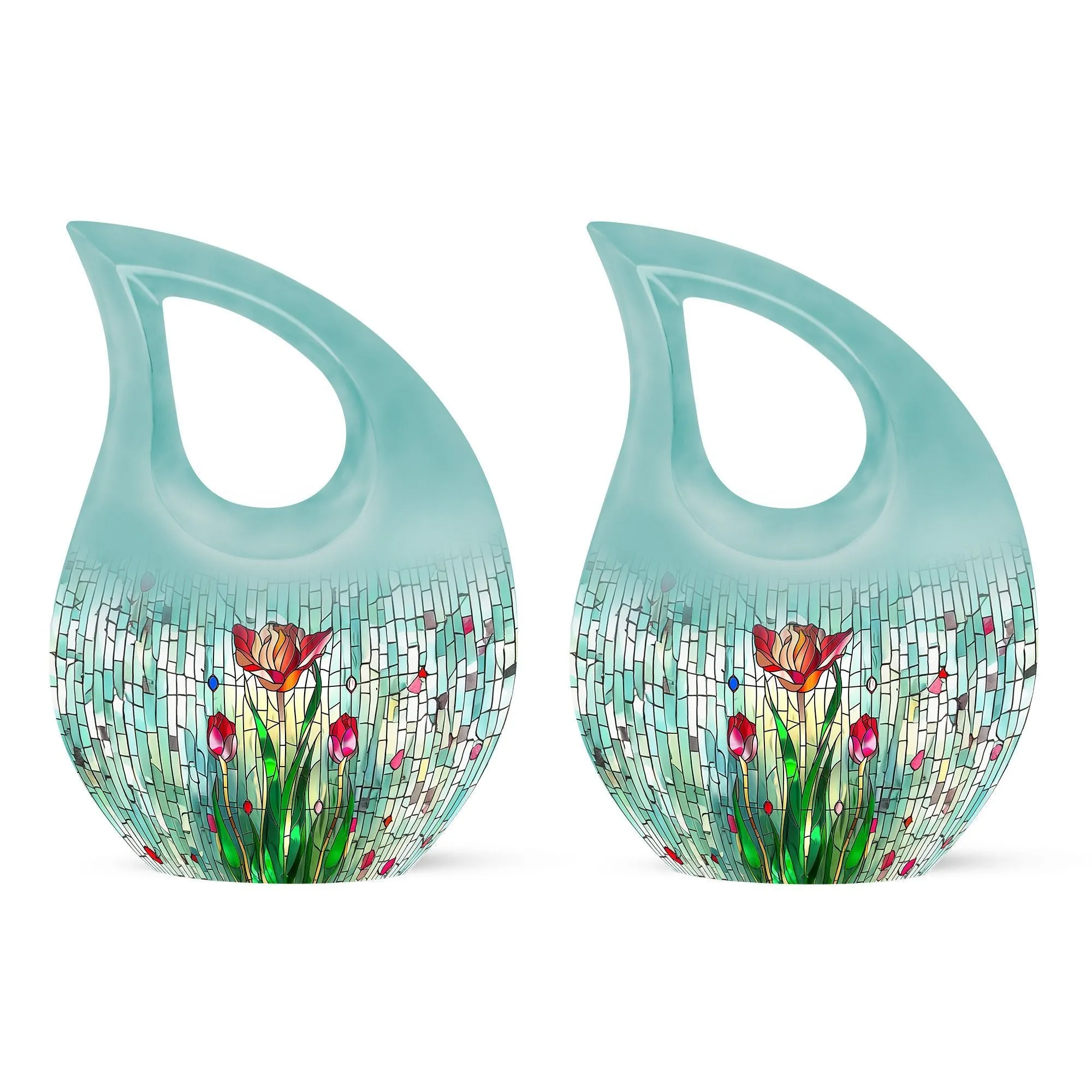 A Stained Glass Urn; Timeless Memorial for Cherished Ones