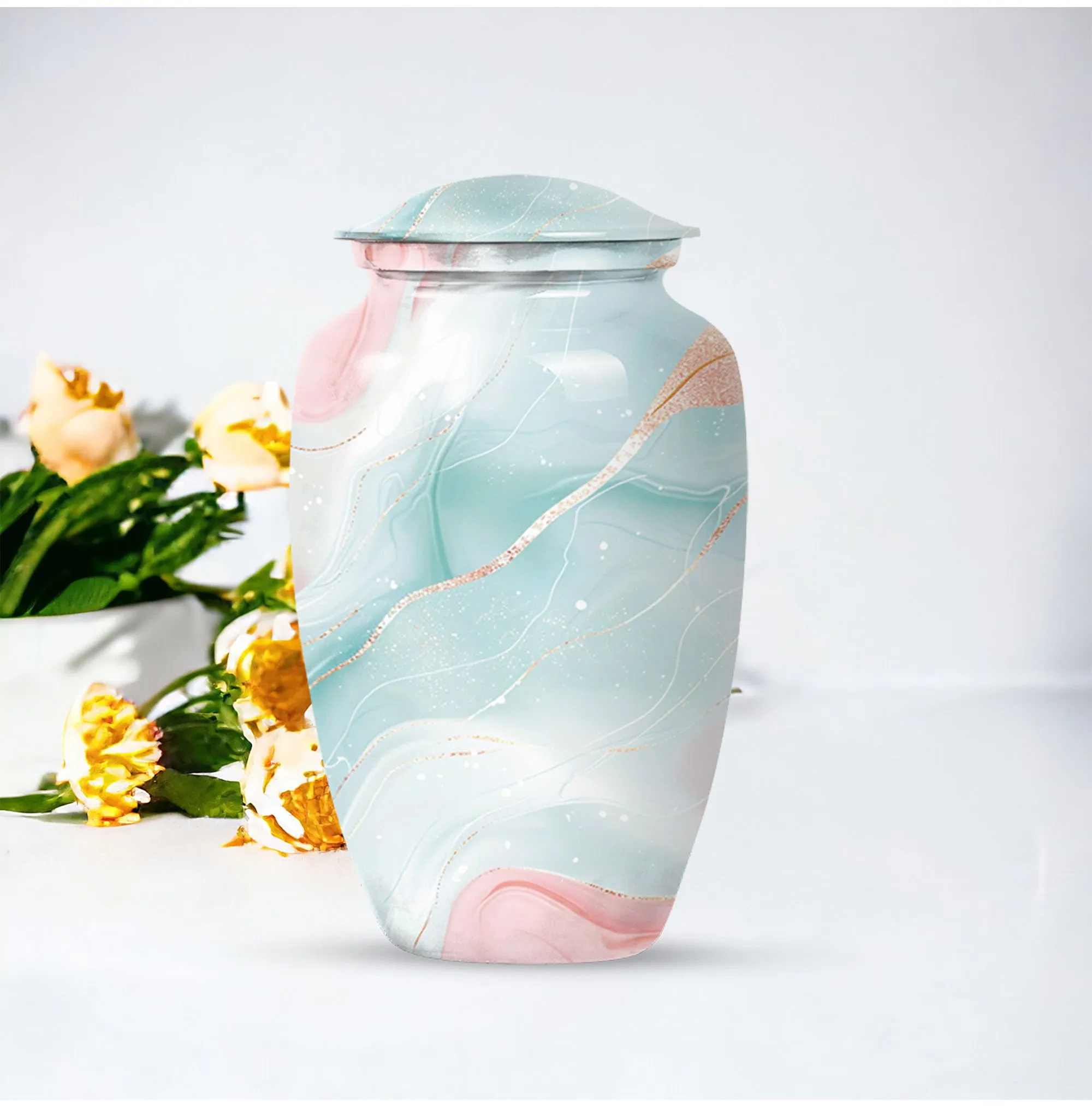 Abstract Artistry Memorial Urn: Burial Cremation Urns