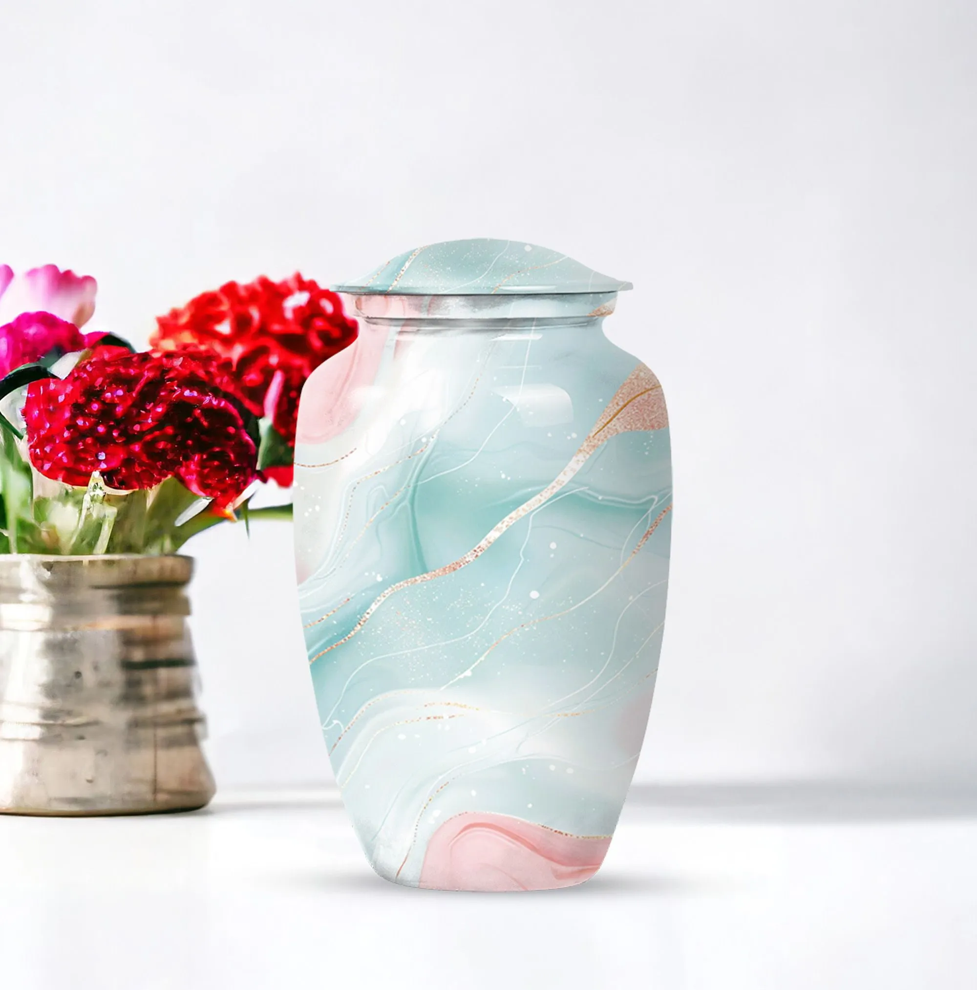 Abstract Artistry Memorial Urn: Burial Cremation Urns