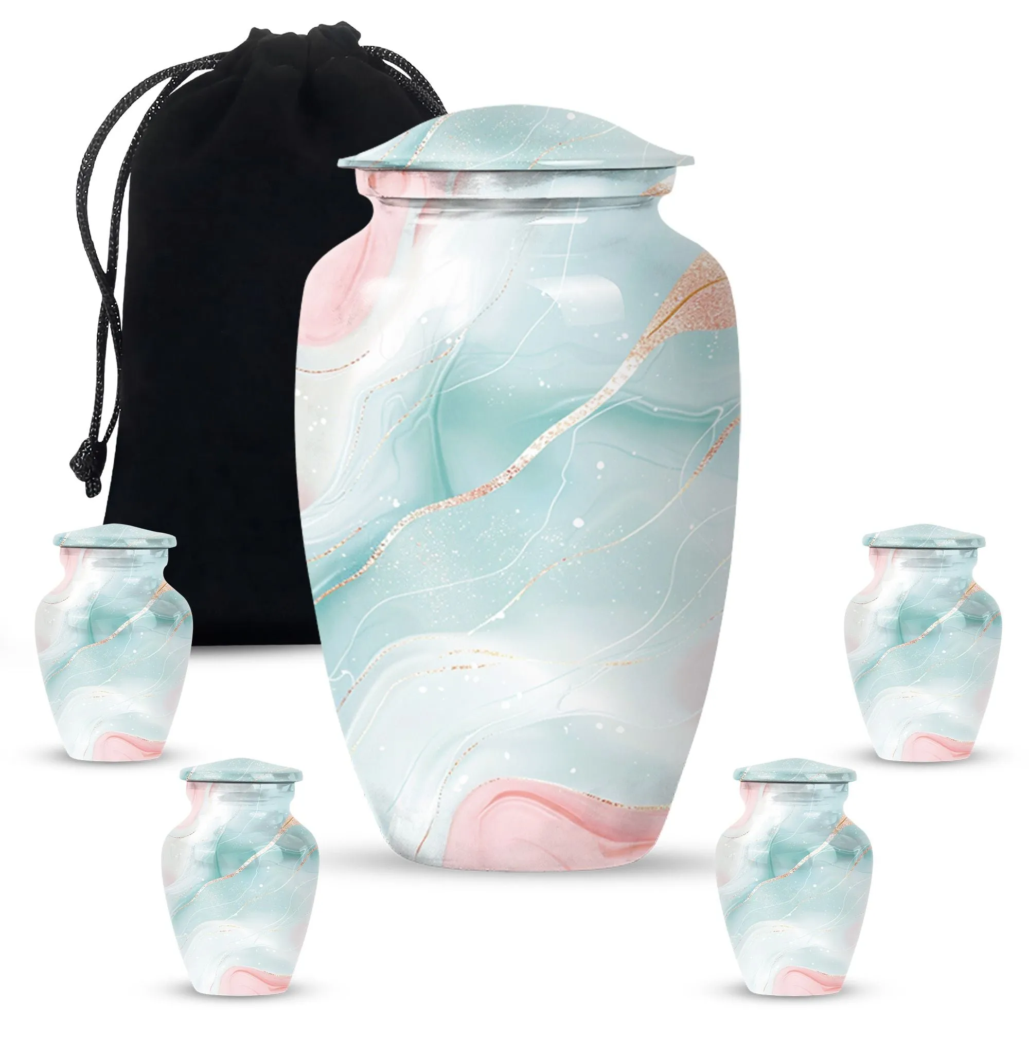 Abstract Artistry Memorial Urn: Burial Cremation Urns