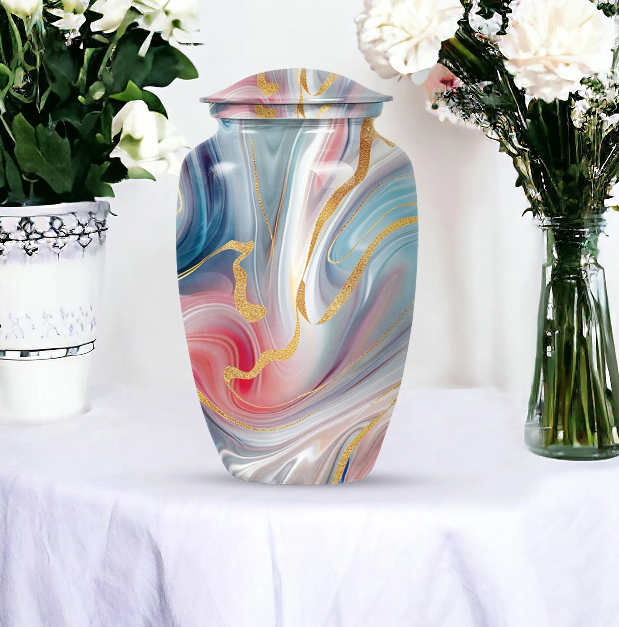 Abstract Cremation: Lasting Memories Urn