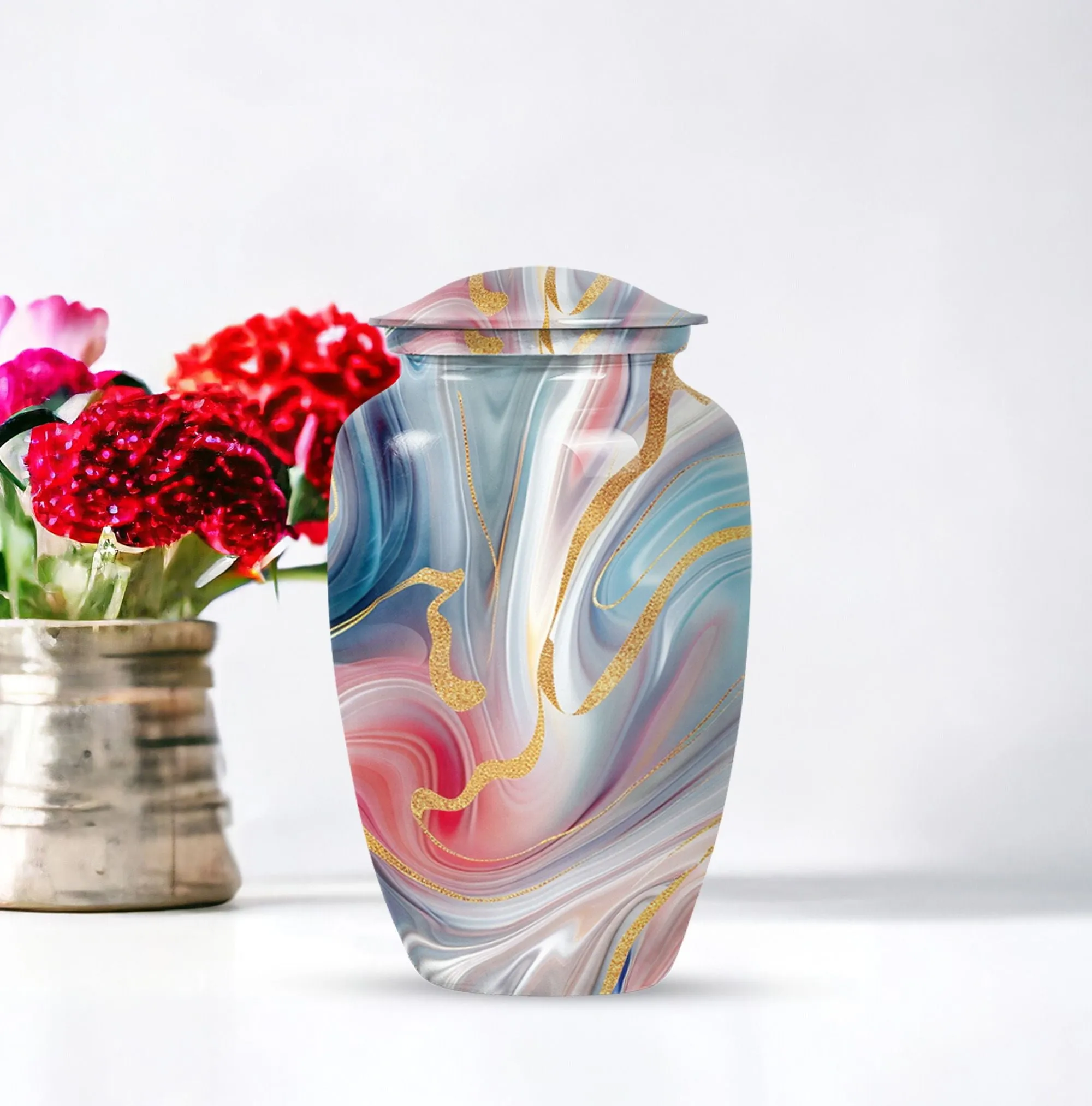 Abstract Cremation: Lasting Memories Urn