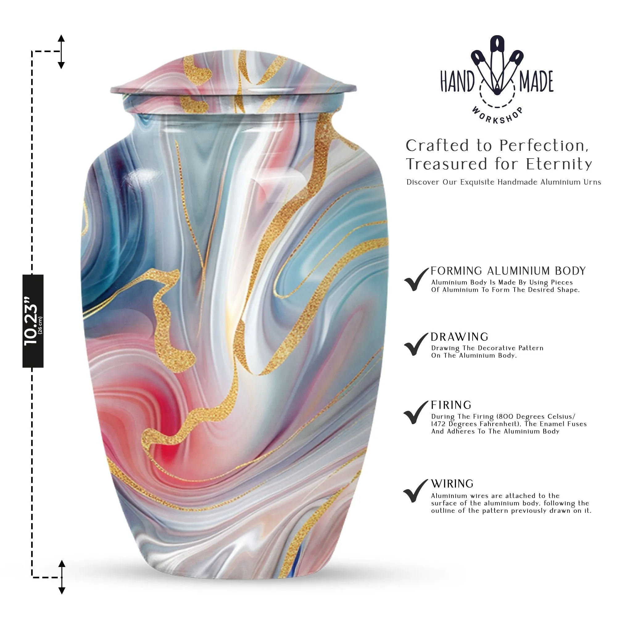 Abstract Cremation: Lasting Memories Urn