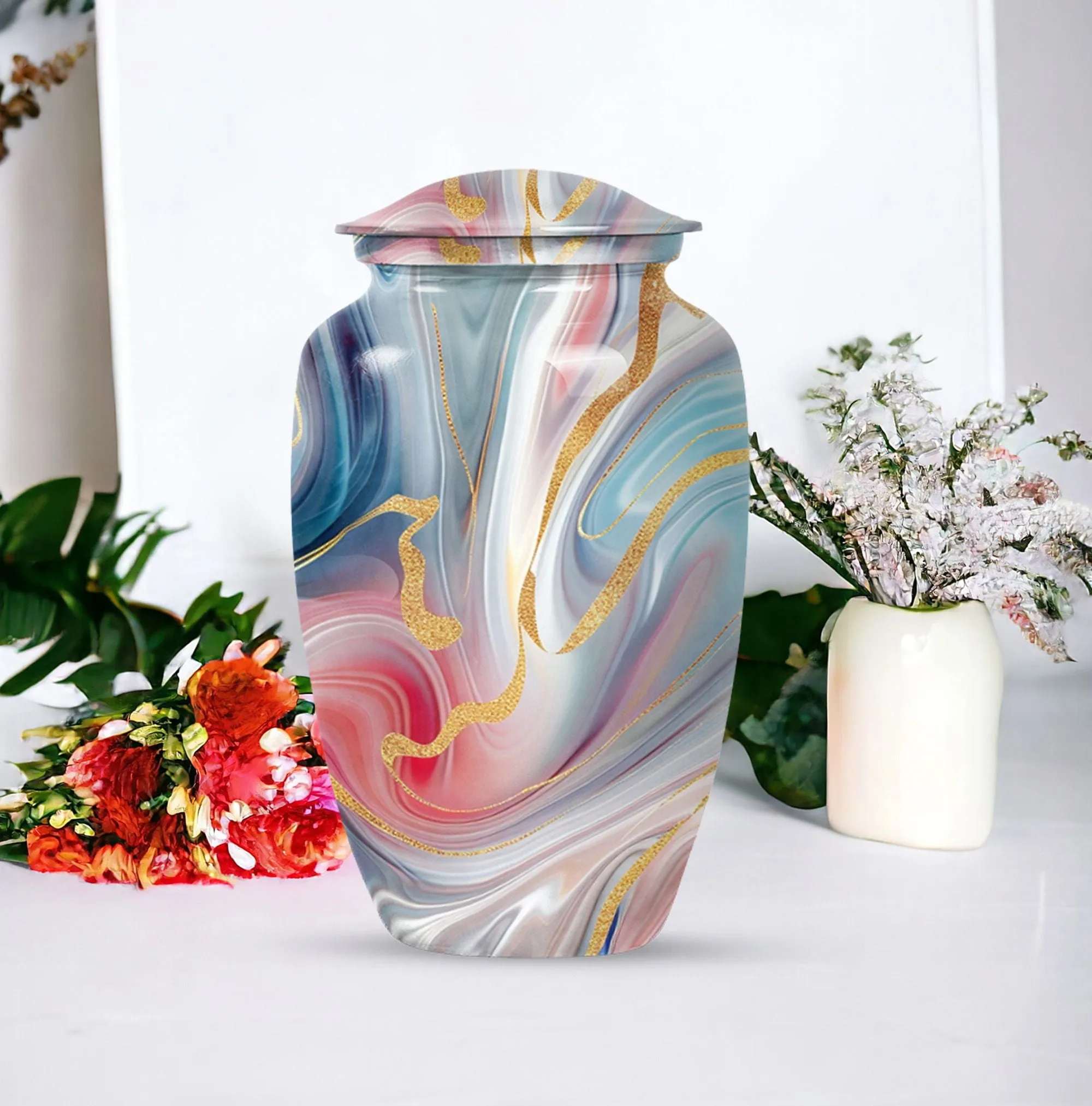 Abstract Cremation: Lasting Memories Urn