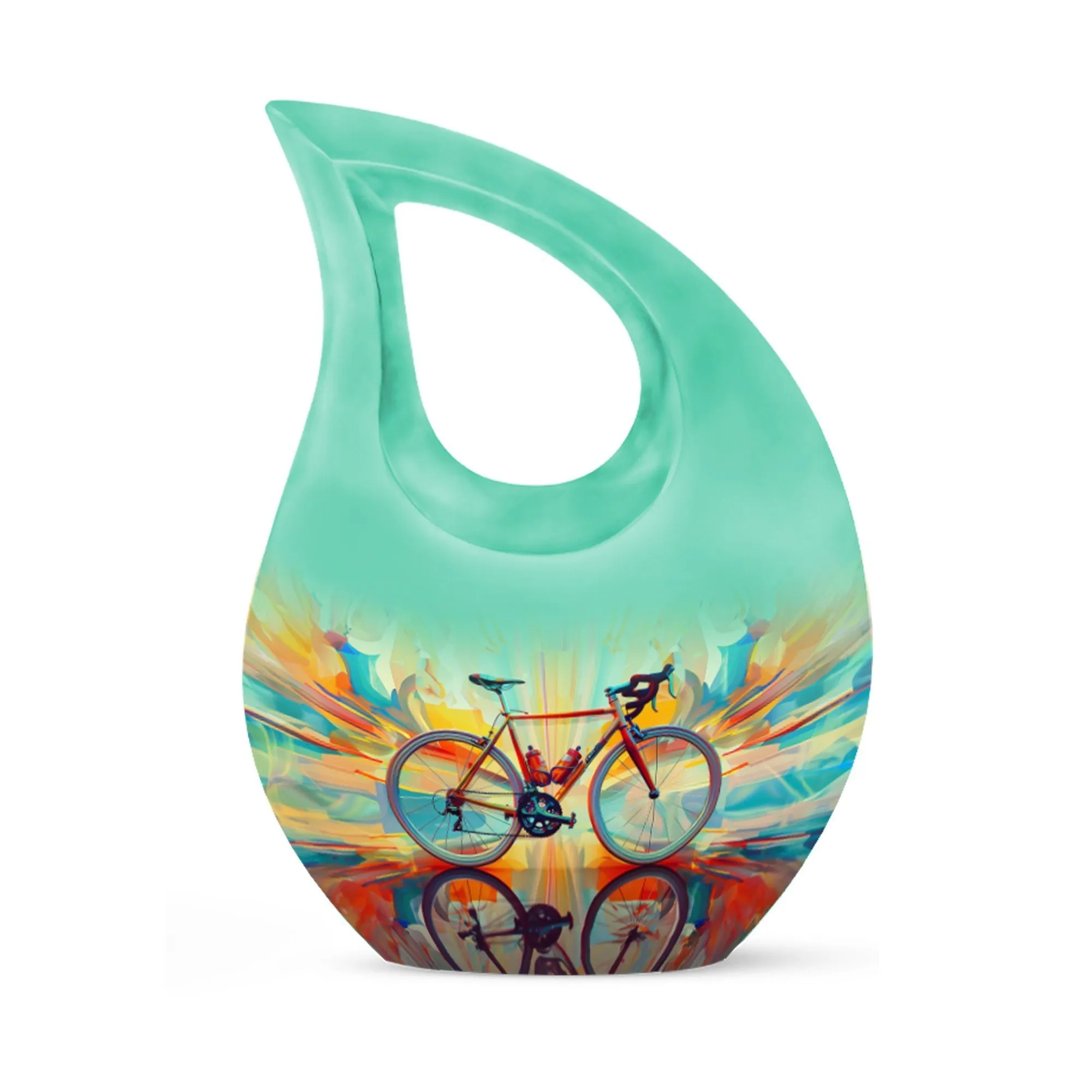 Abstract Cycling Dreams: Personalized Container For Ashes