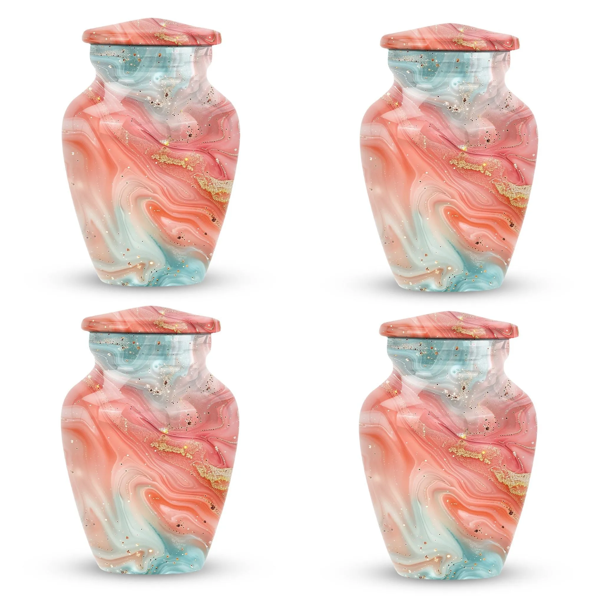 Abstract Elegance - Stately Memorial Cremation Urn for Ashes