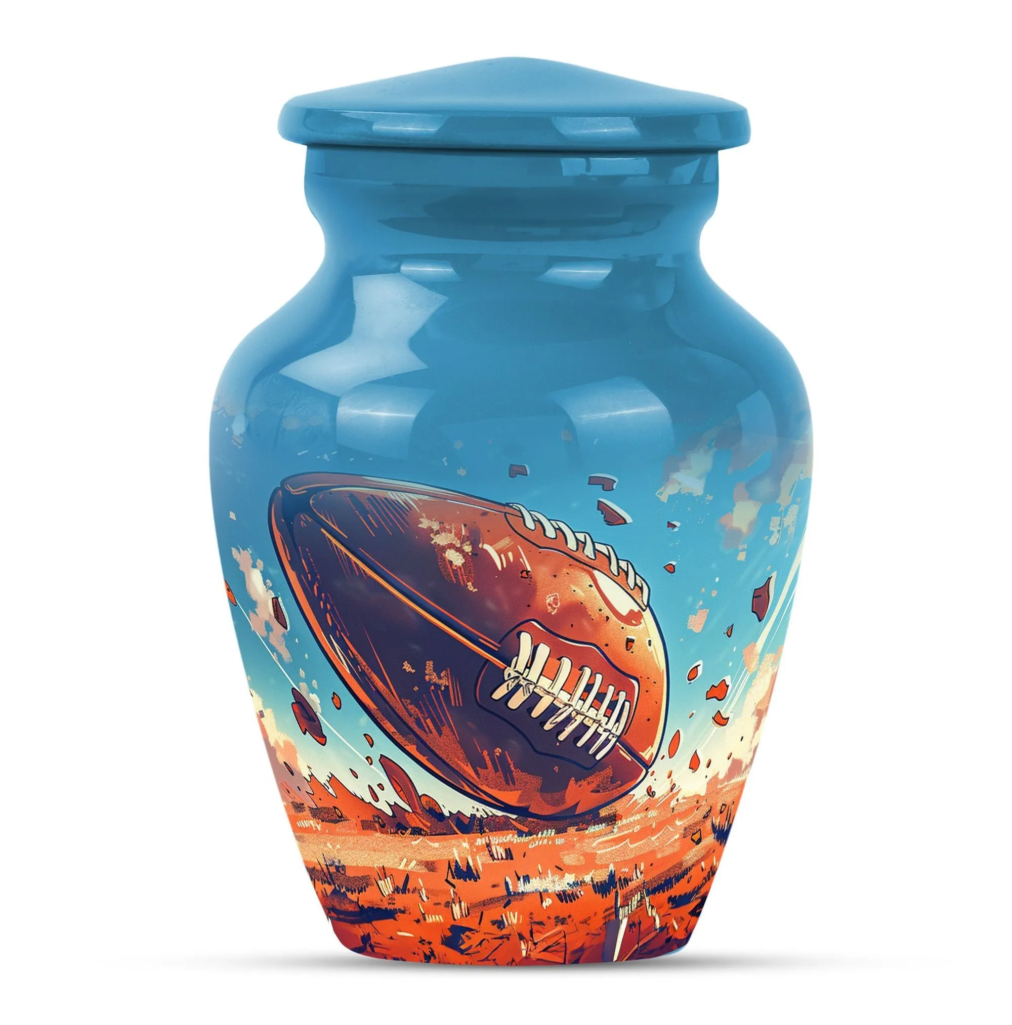 Admiration Memorial: Timeless Football Urn - A Stylish Tribute