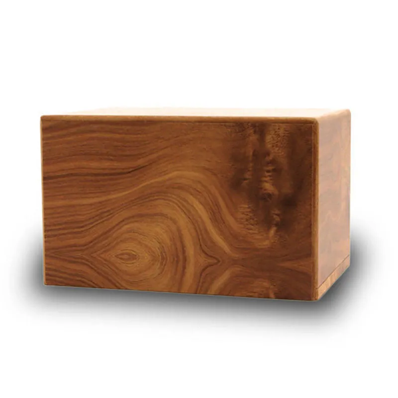 Adoration Pet Cremation Urn Box in Natural MDF