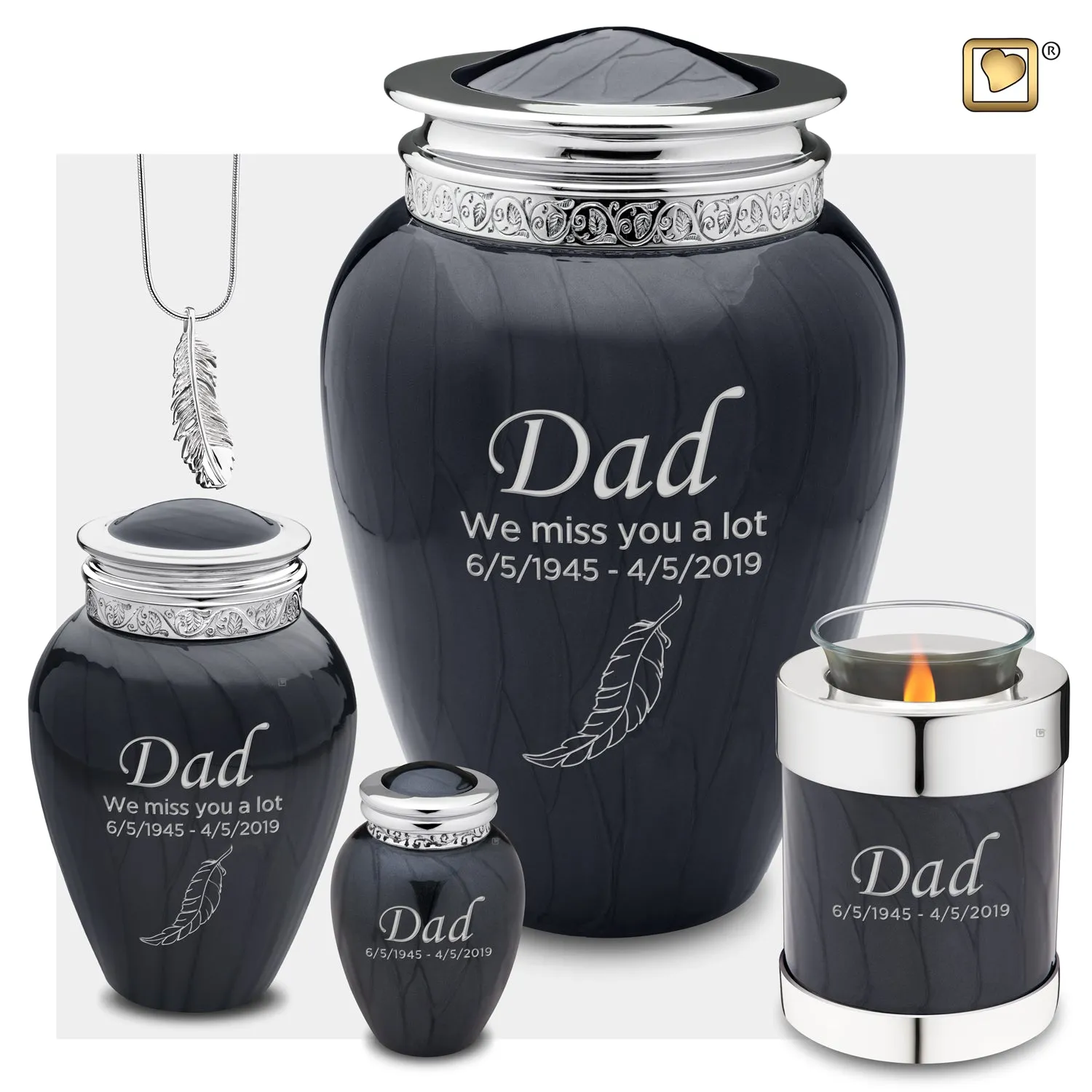 Adult Blessing Midnight Cremation Urn