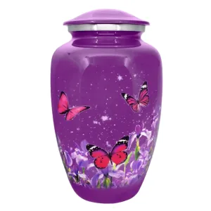 Adult Human cremation urn | Magic Butterflies | Great Urn for Mom | Quality Urns For Less
