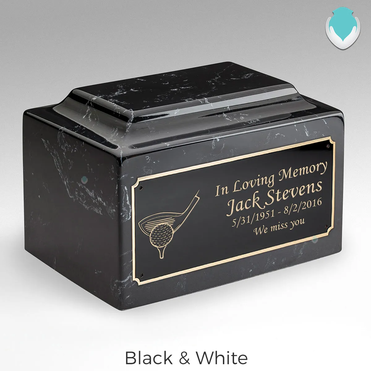 Adult Legacy Golf Cultured Marble Urns by MacKenzie