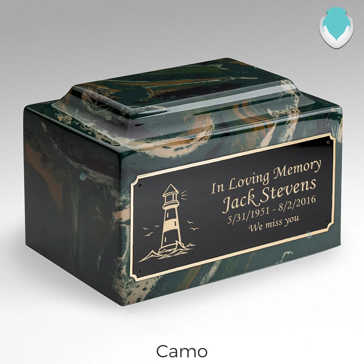 Adult Legacy Lighthouse Cultured Marble Urns by MacKenzie
