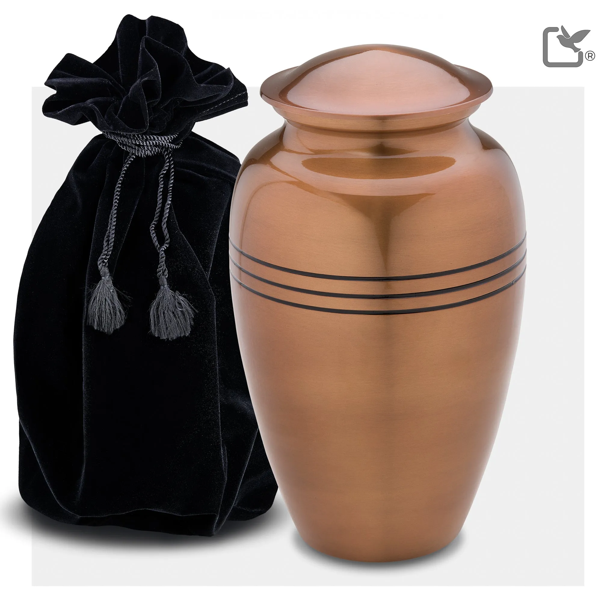 Adult Radiance Copper Cremation Urn - COMFORT by LoveUrns