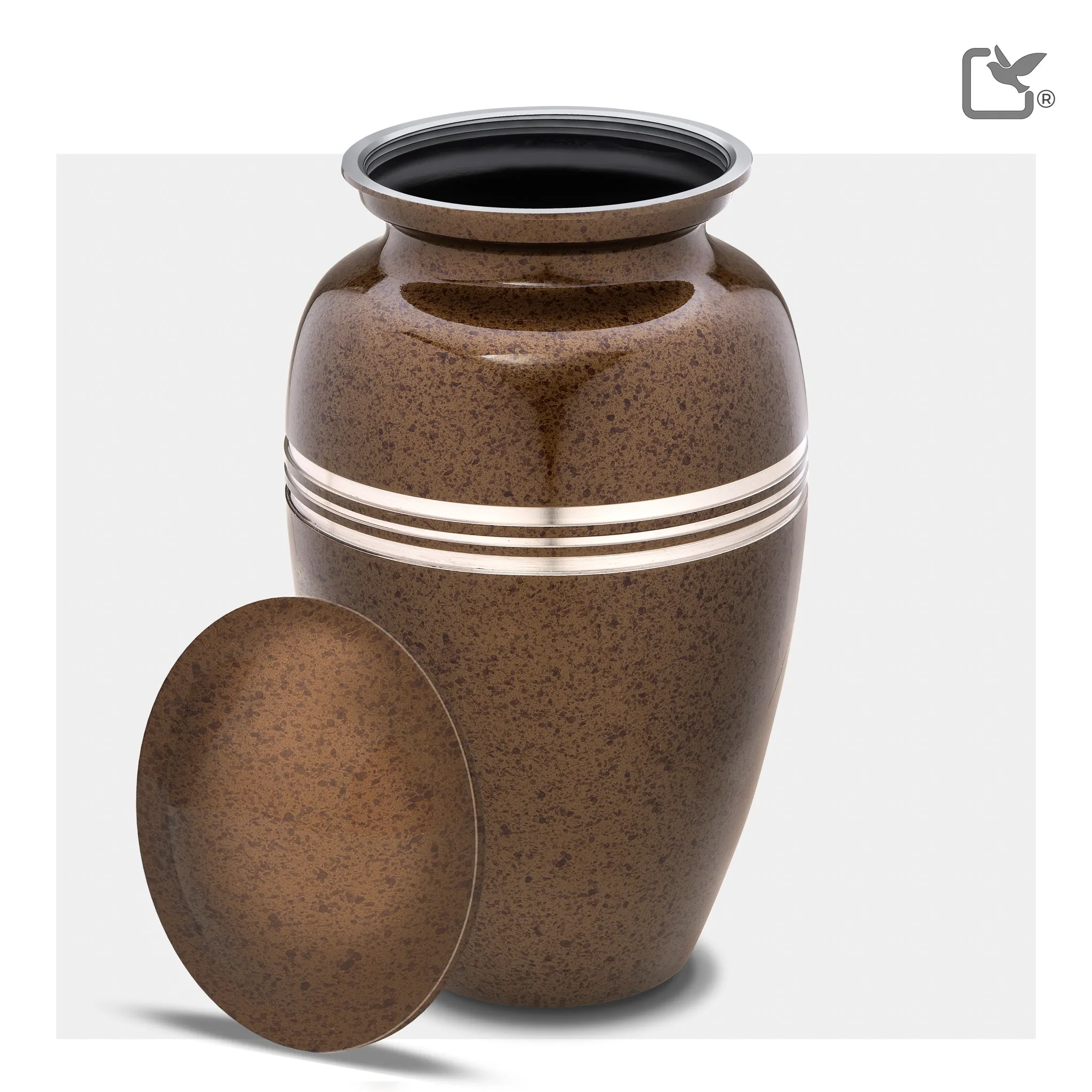 Adult Speckled Auburn Cremation Urn - COMFORT by LoveUrns