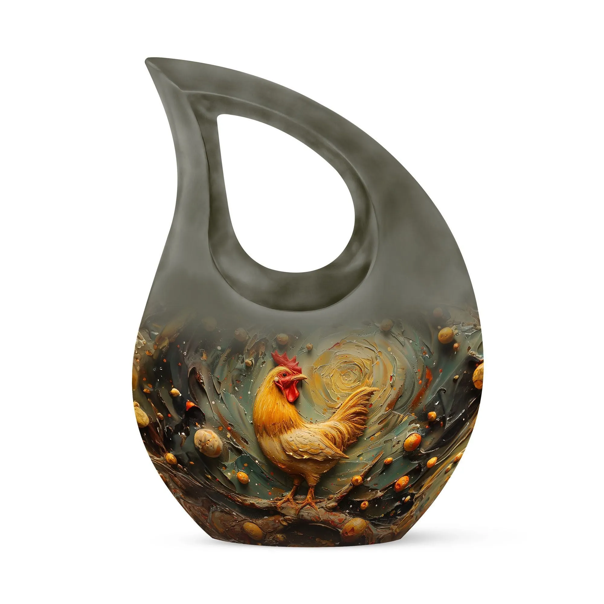 Affordable Chicken small urn for cremated remains Small mini urn