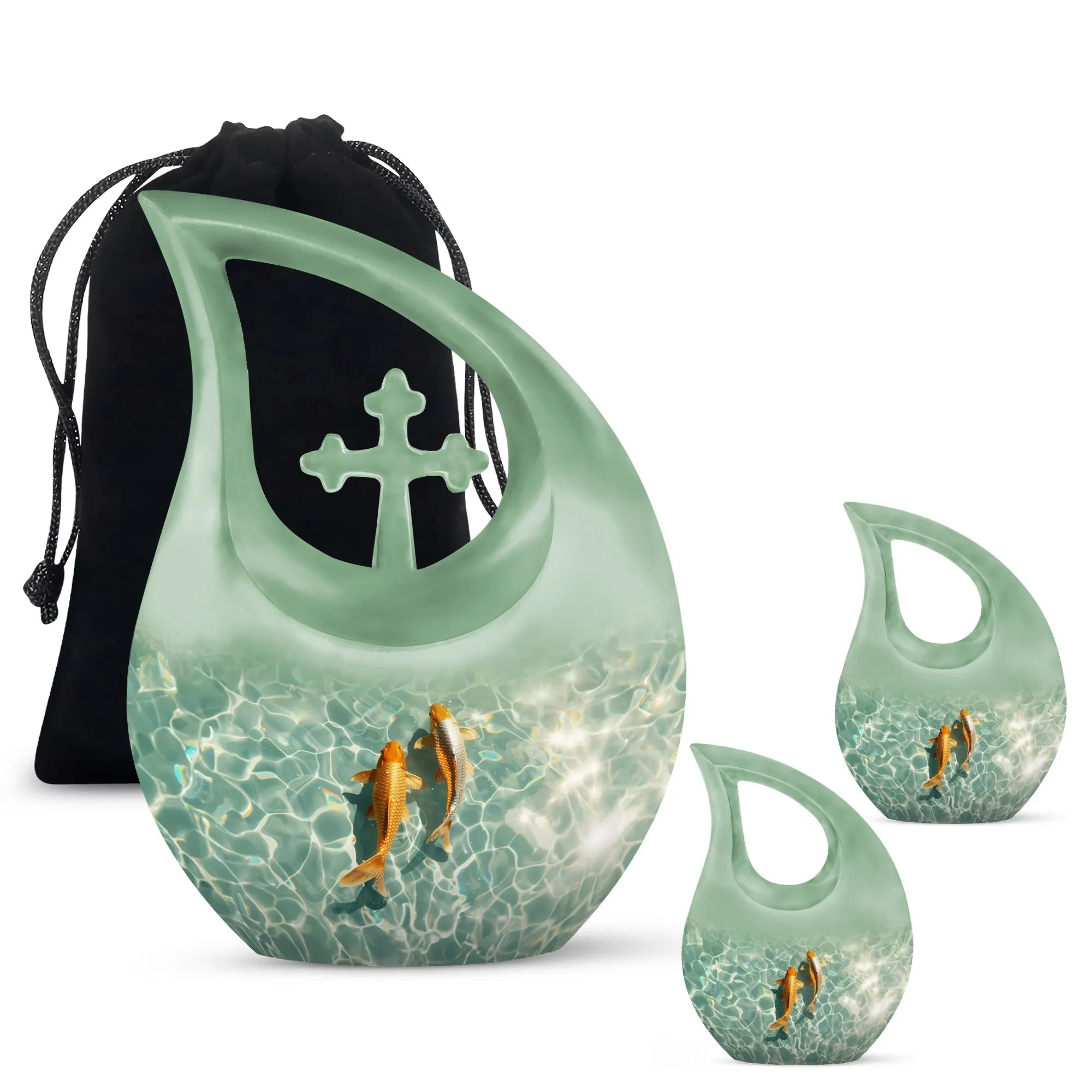 Affordable Gold Fish Urn: A Touching Memorial for Your Loved One
