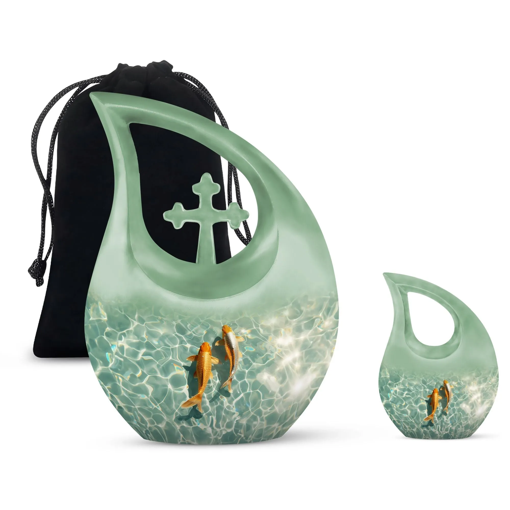 Affordable Gold Fish Urn: A Touching Memorial for Your Loved One