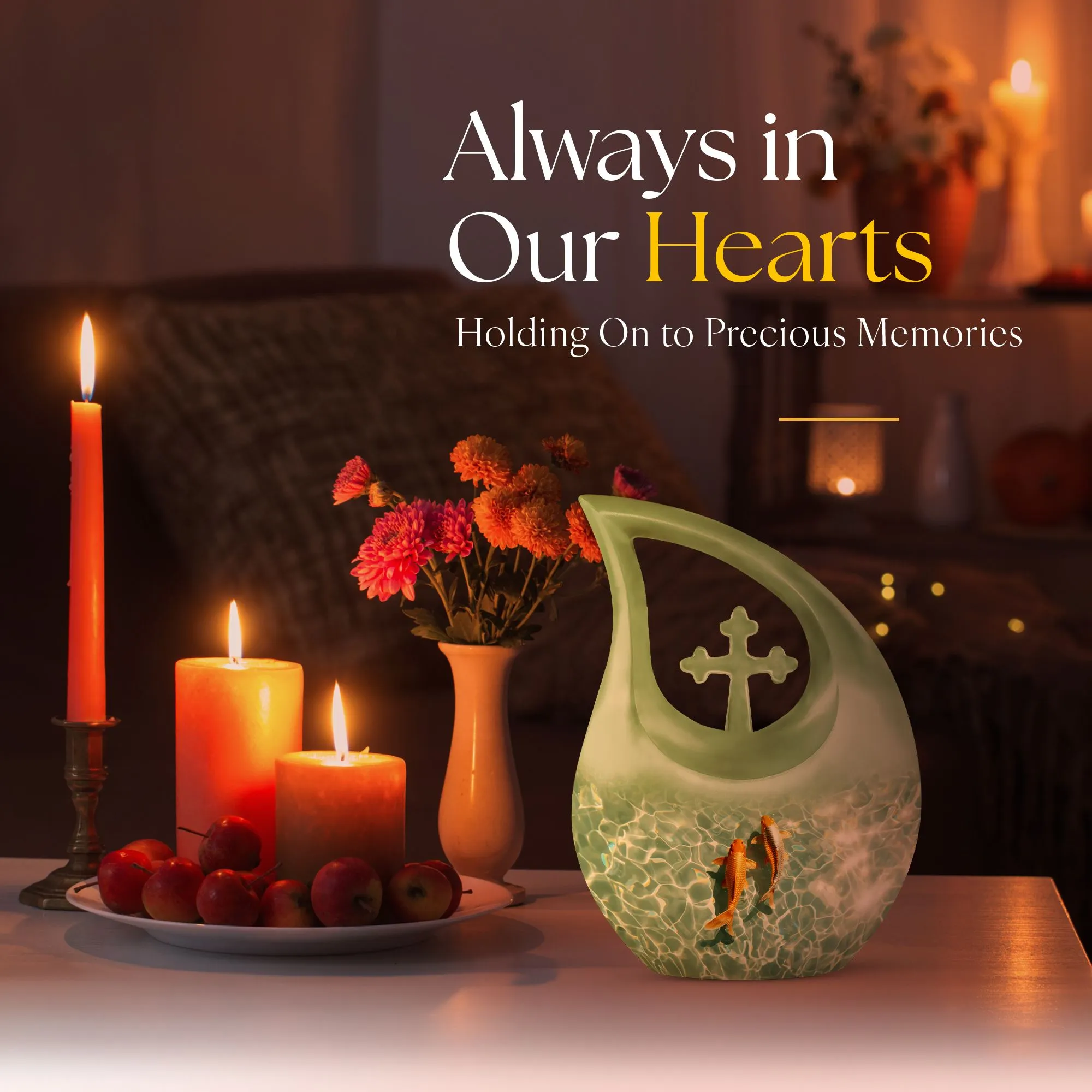 Affordable Gold Fish Urn: A Touching Memorial for Your Loved One
