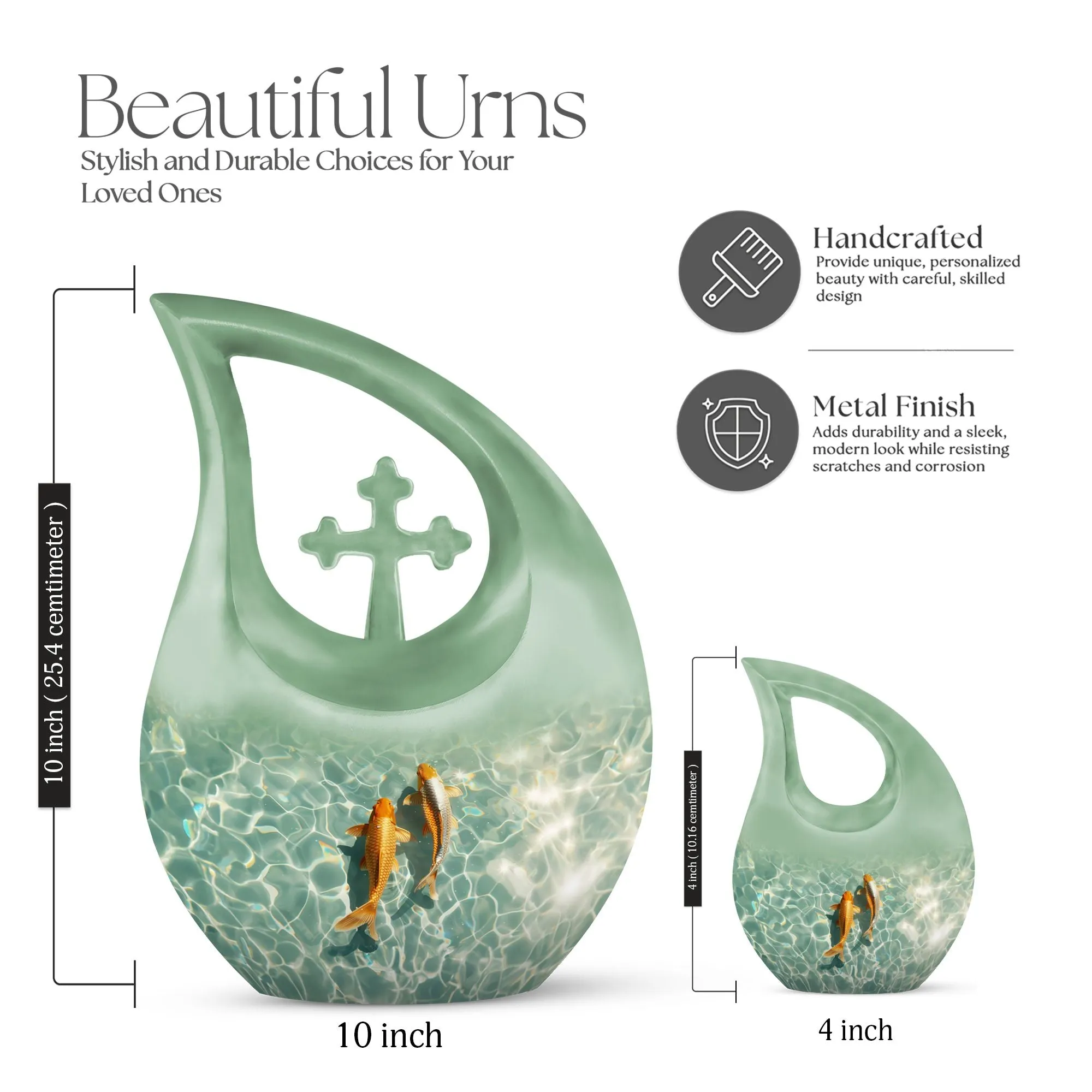 Affordable Gold Fish Urn: A Touching Memorial for Your Loved One