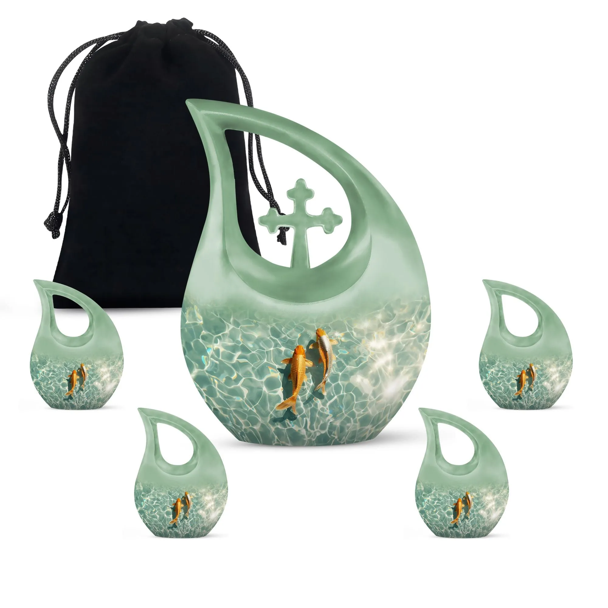 Affordable Gold Fish Urn: A Touching Memorial for Your Loved One