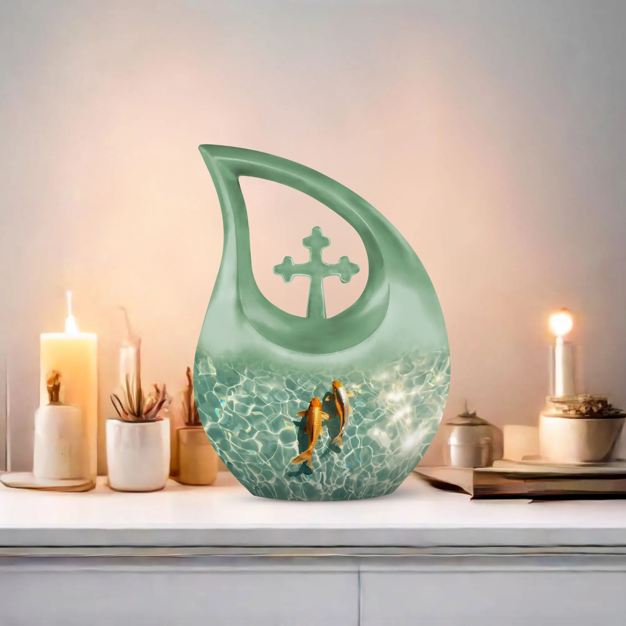 Affordable Gold Fish Urn: A Touching Memorial for Your Loved One