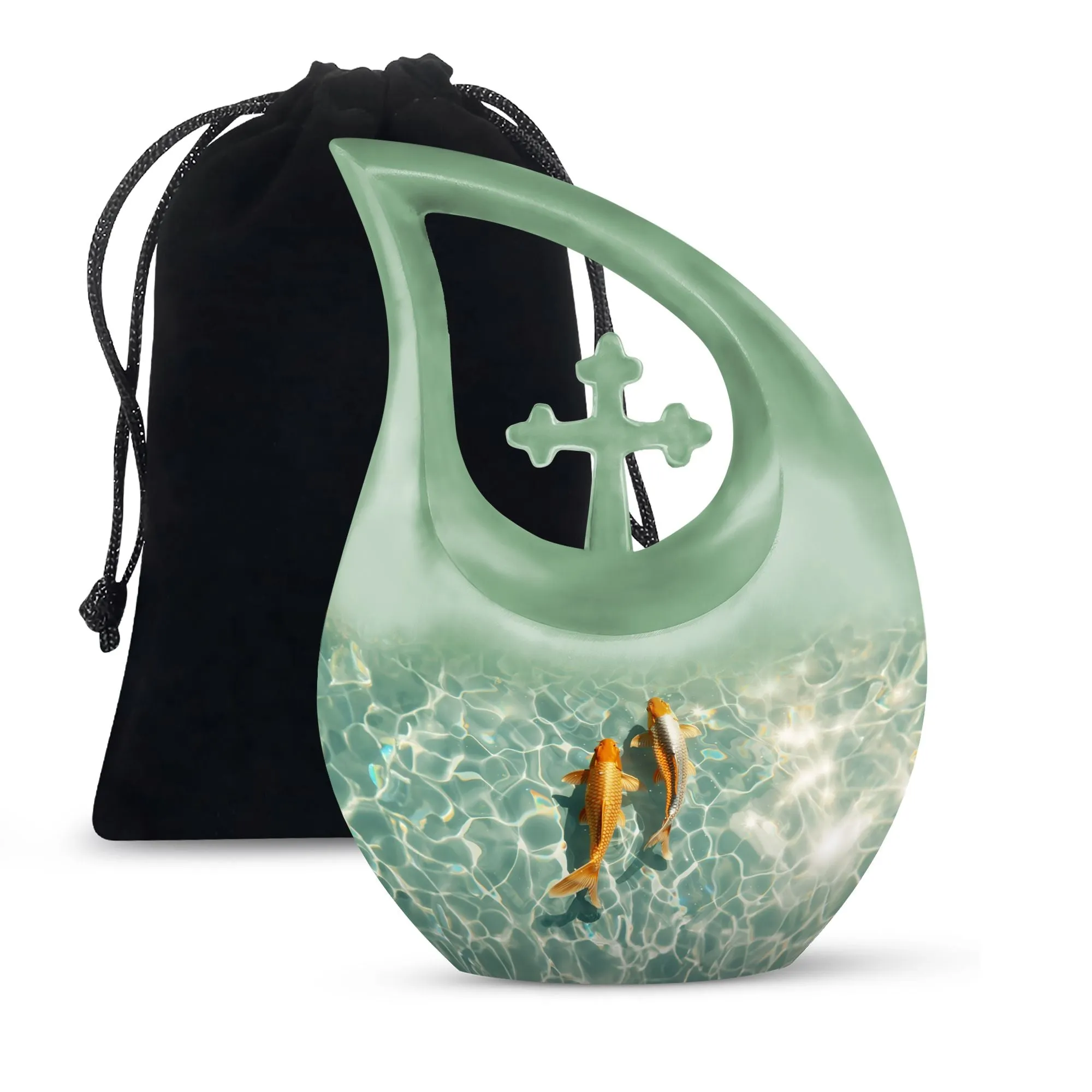 Affordable Gold Fish Urn: A Touching Memorial for Your Loved One