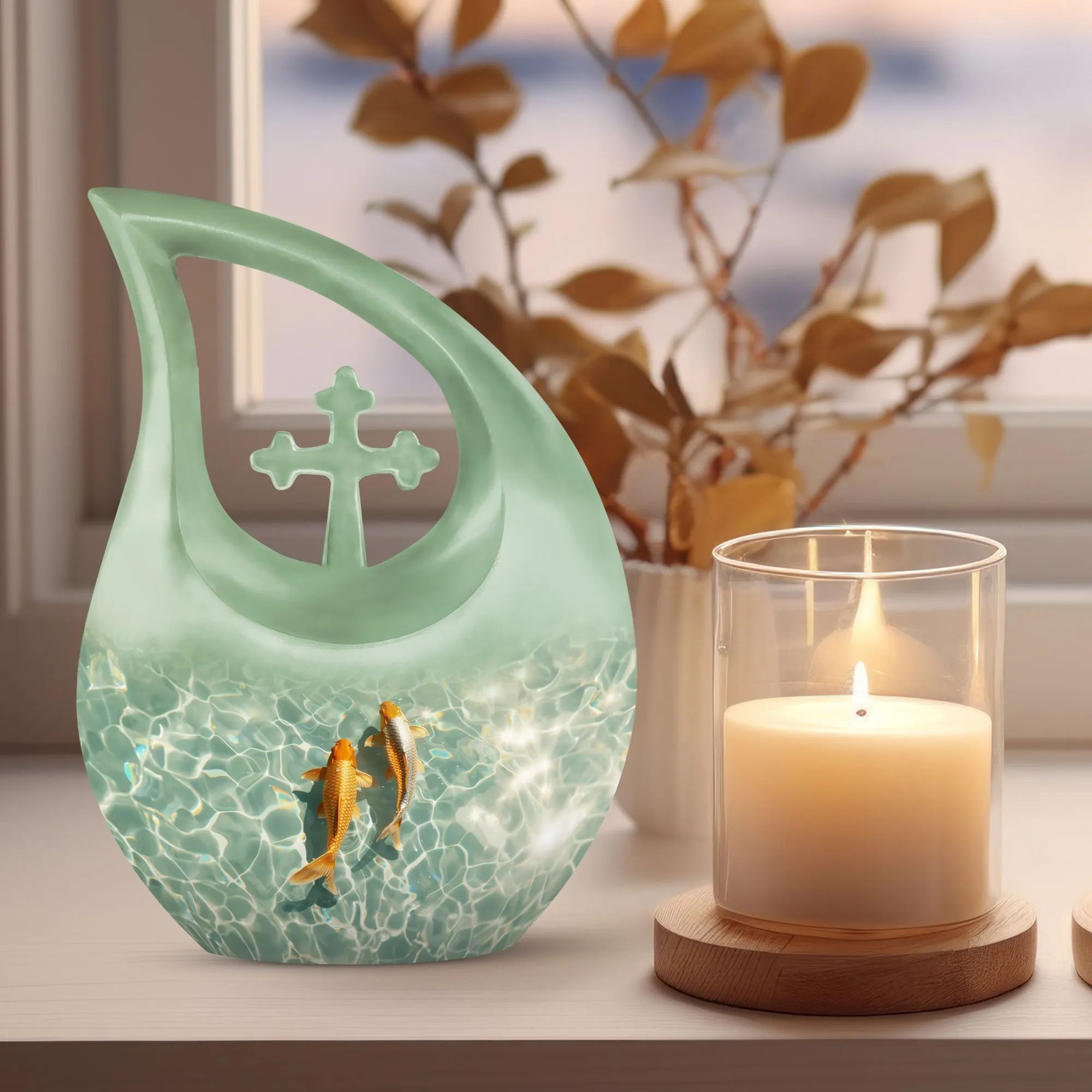 Affordable Gold Fish Urn: A Touching Memorial for Your Loved One