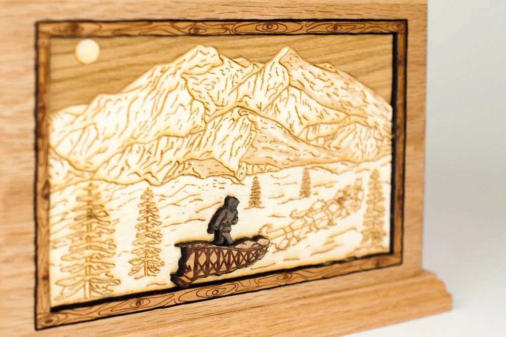 Alaskan Dogsled Cremation Urn
