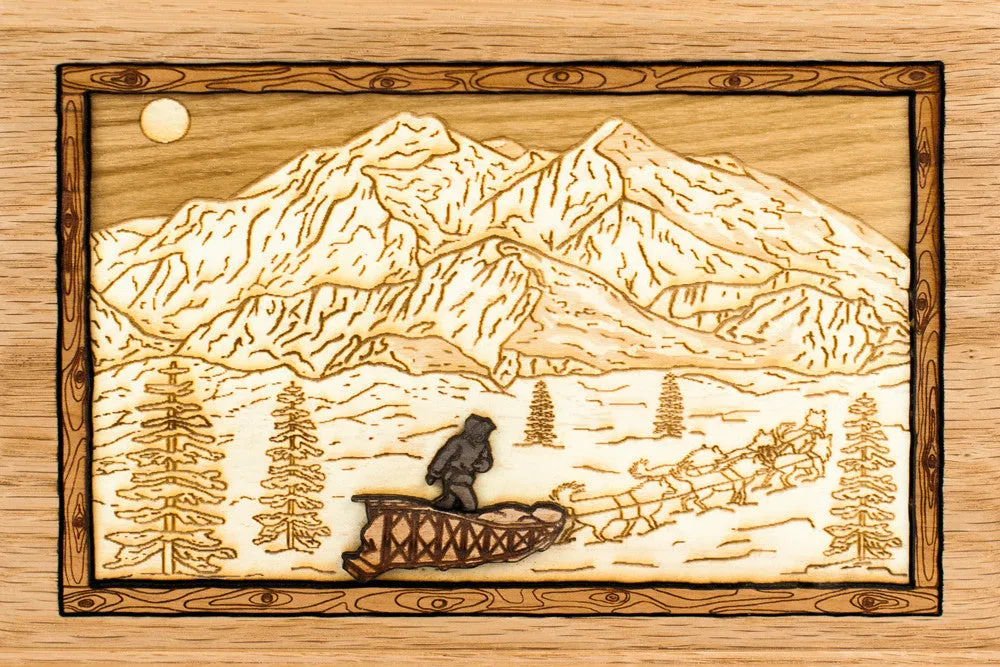 Alaskan Dogsled Cremation Urn