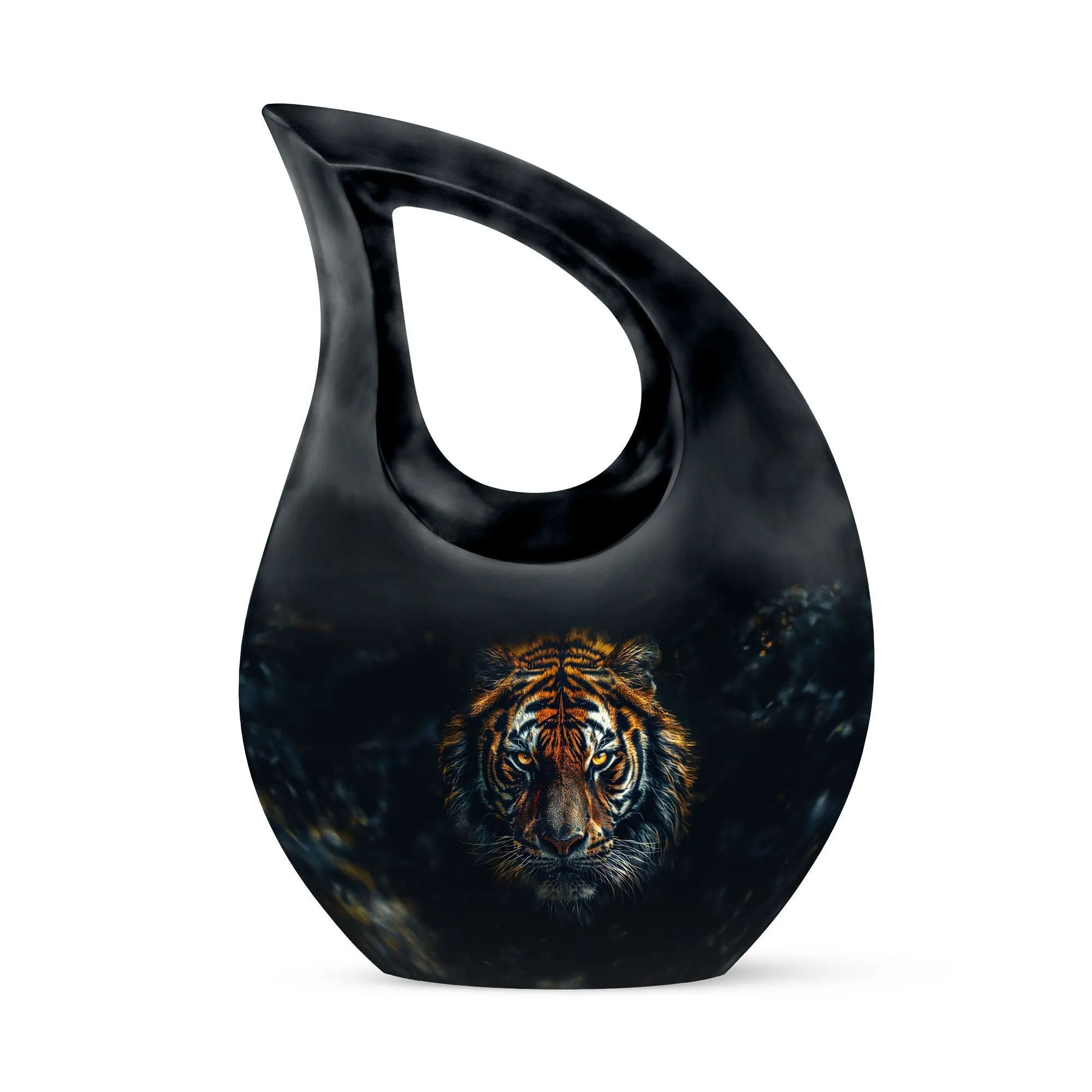 All Faith Tiger custom made cremation urn ash remains keepsakes