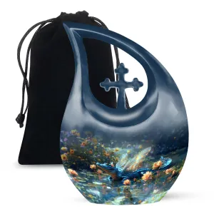 Alligator Tribute Memorial Urn: Personalize Urn For Your Dear Mom