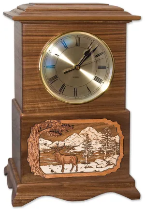 Ambassador Clock Urn - Elk