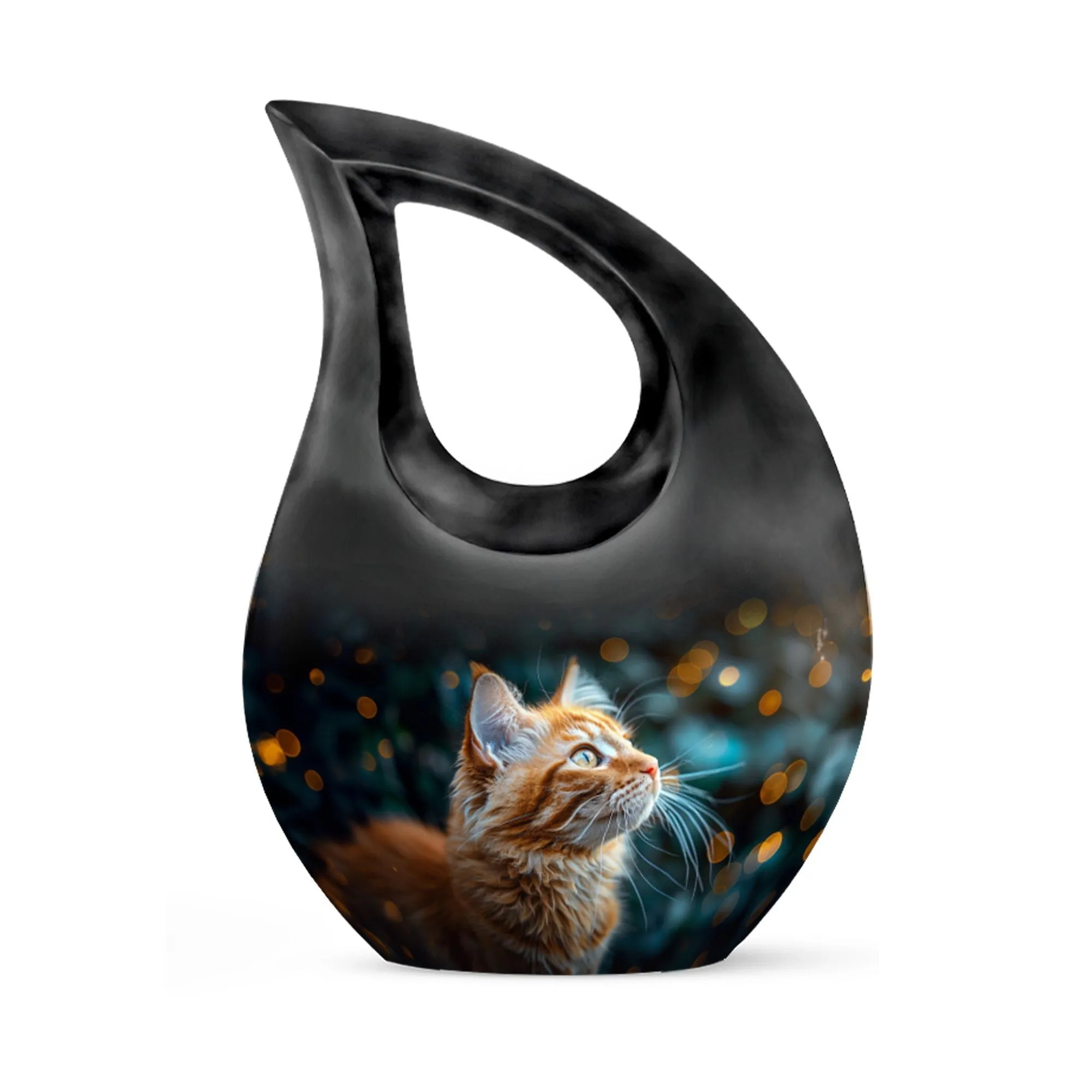 Amber Gaze Wonder Large Urn for Memorial Treasure