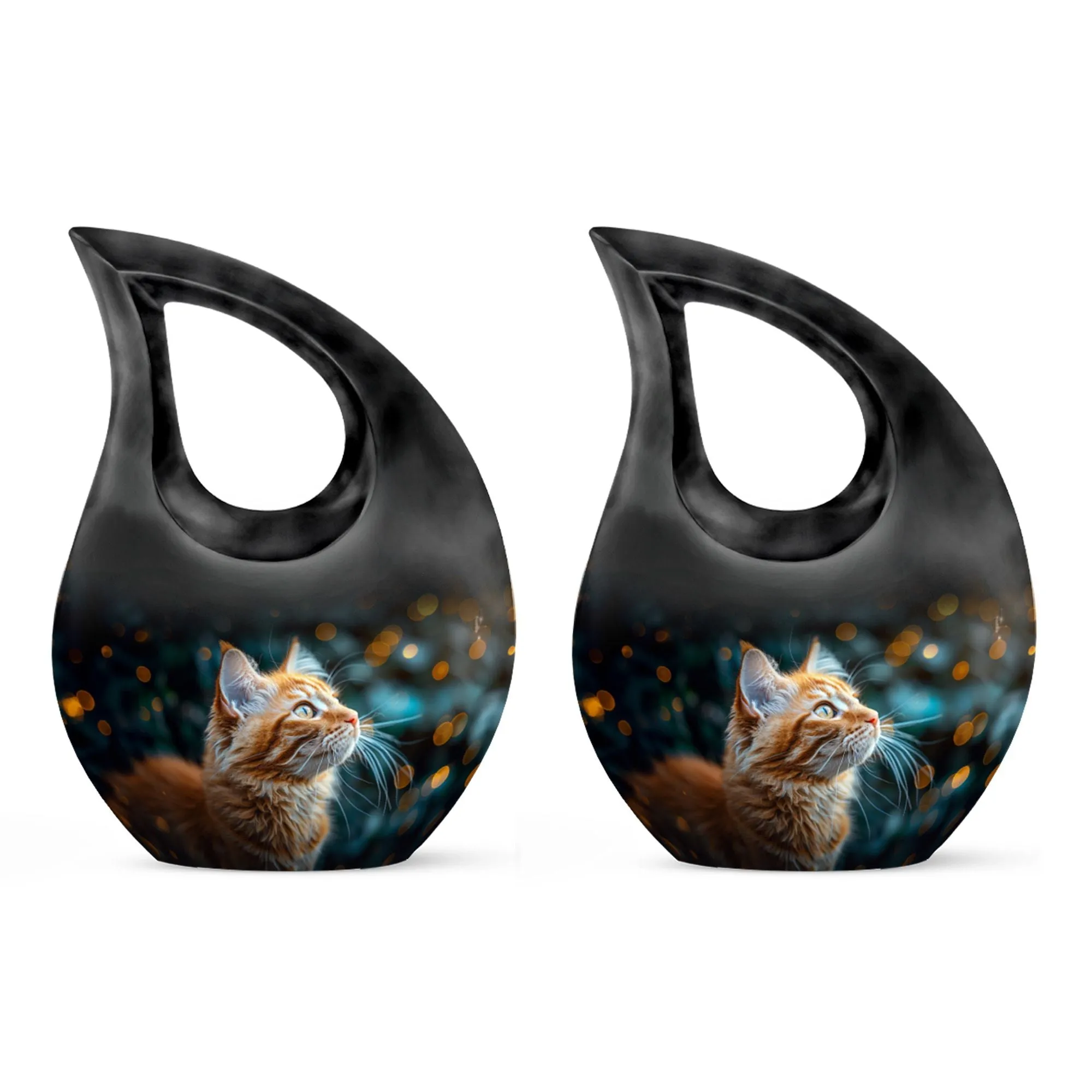 Amber Gaze Wonder Large Urn for Memorial Treasure