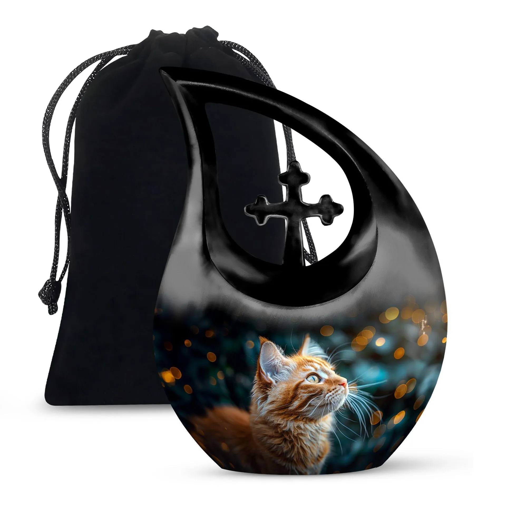 Amber Gaze Wonder Large Urn for Memorial Treasure