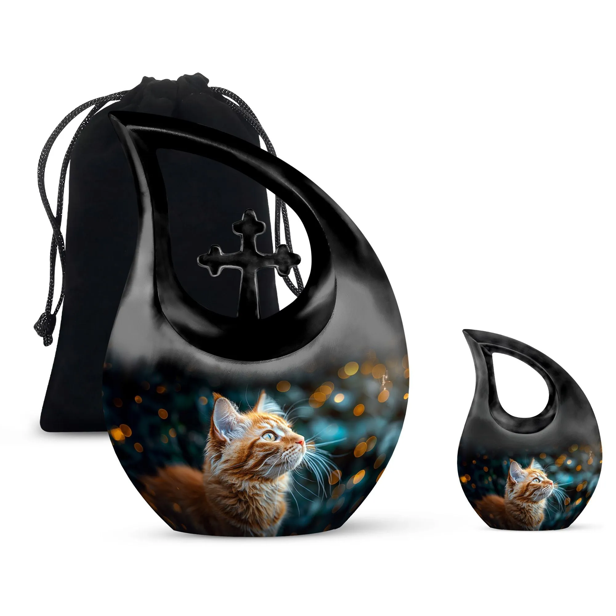 Amber Gaze Wonder Large Urn for Memorial Treasure