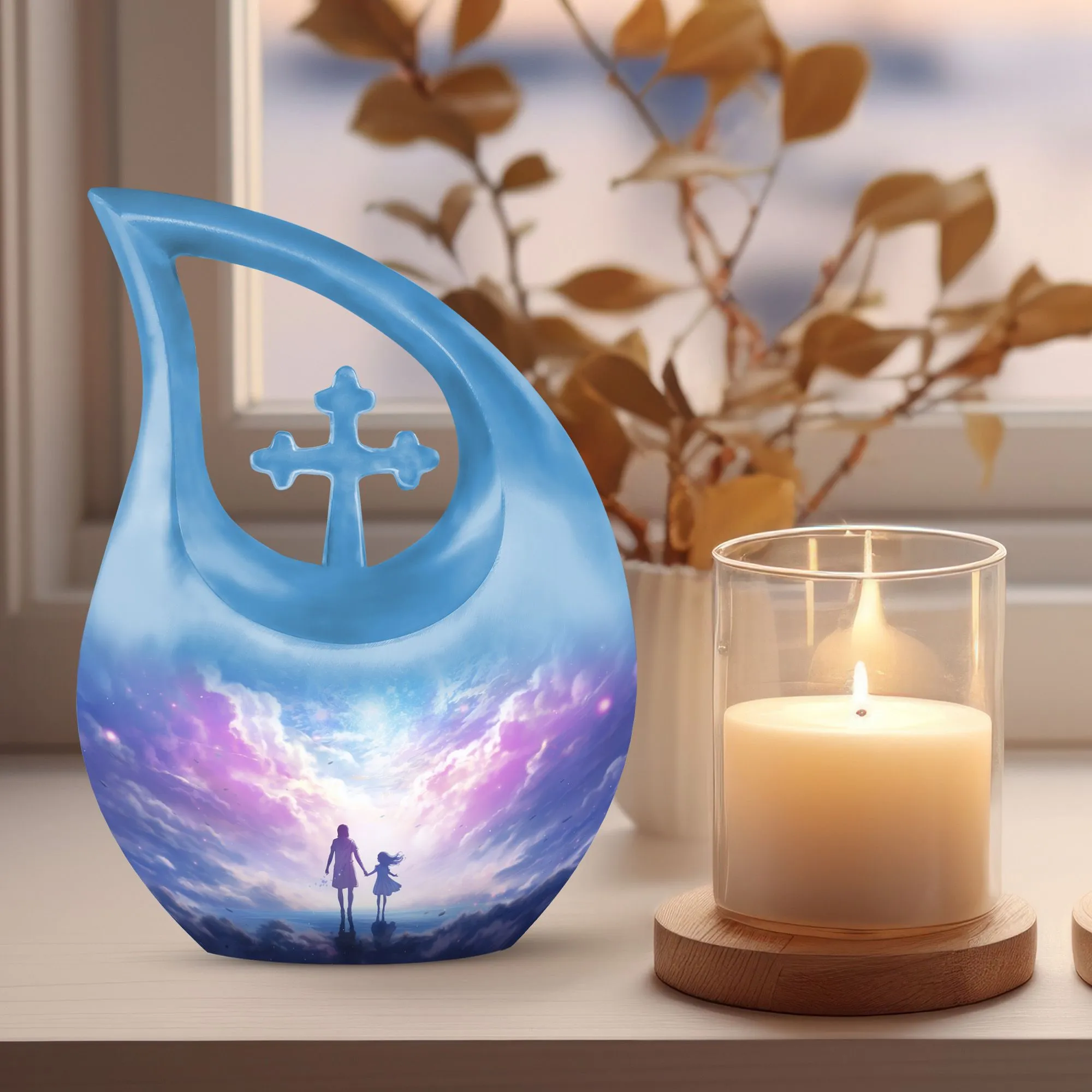 Angels Urn, Personalized Cremation Urn For Human Ashes