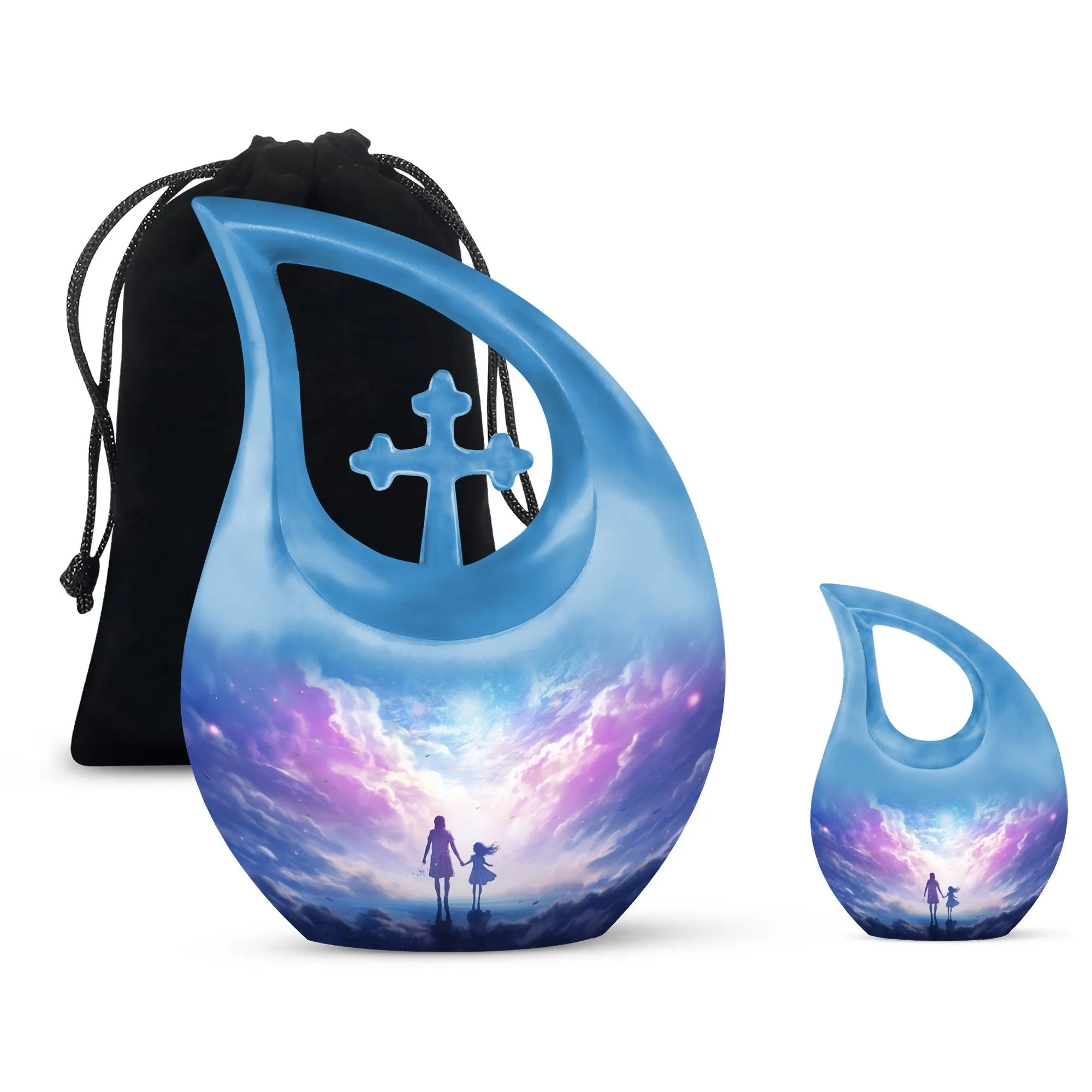 Angels Urn, Personalized Cremation Urn For Human Ashes
