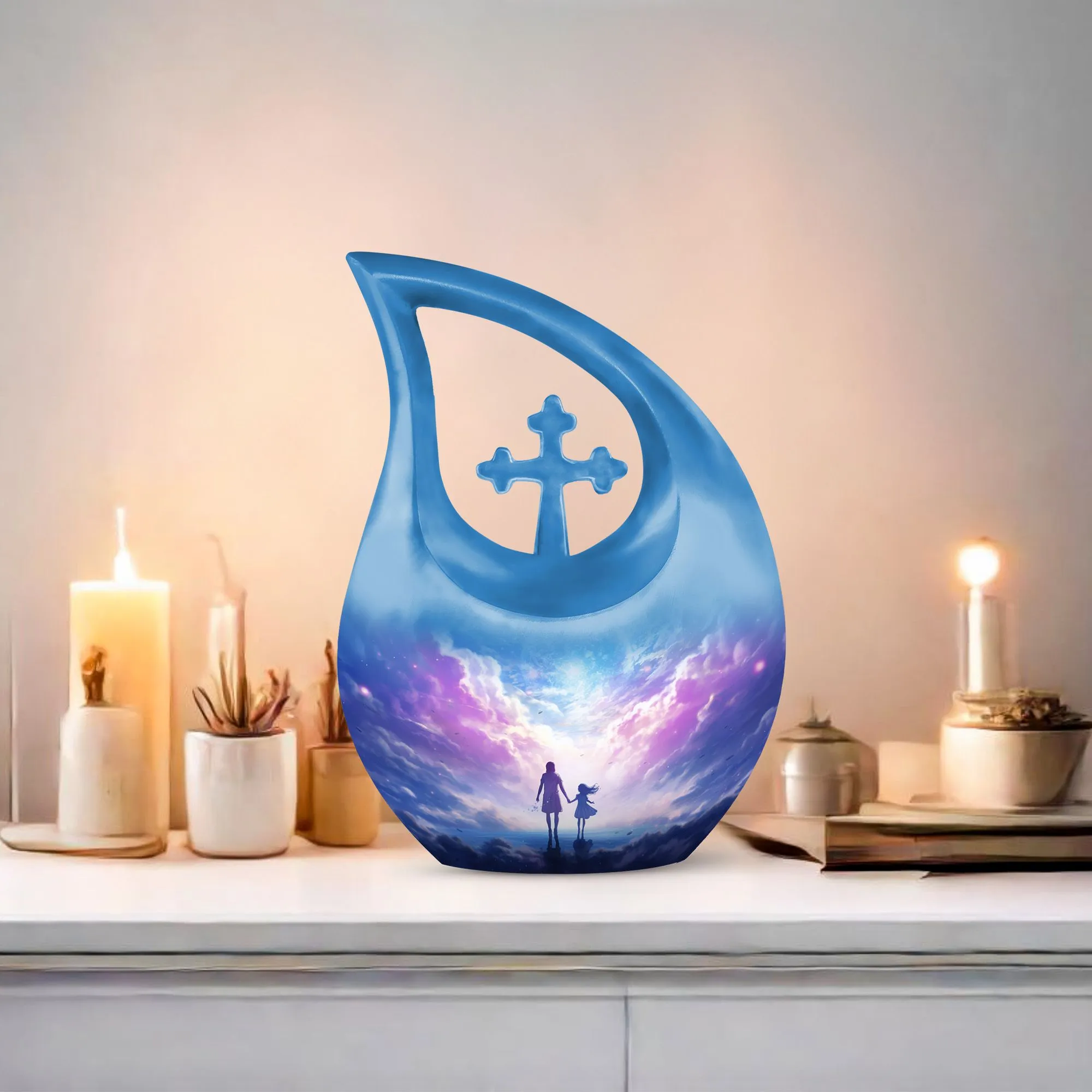 Angels Urn, Personalized Cremation Urn For Human Ashes