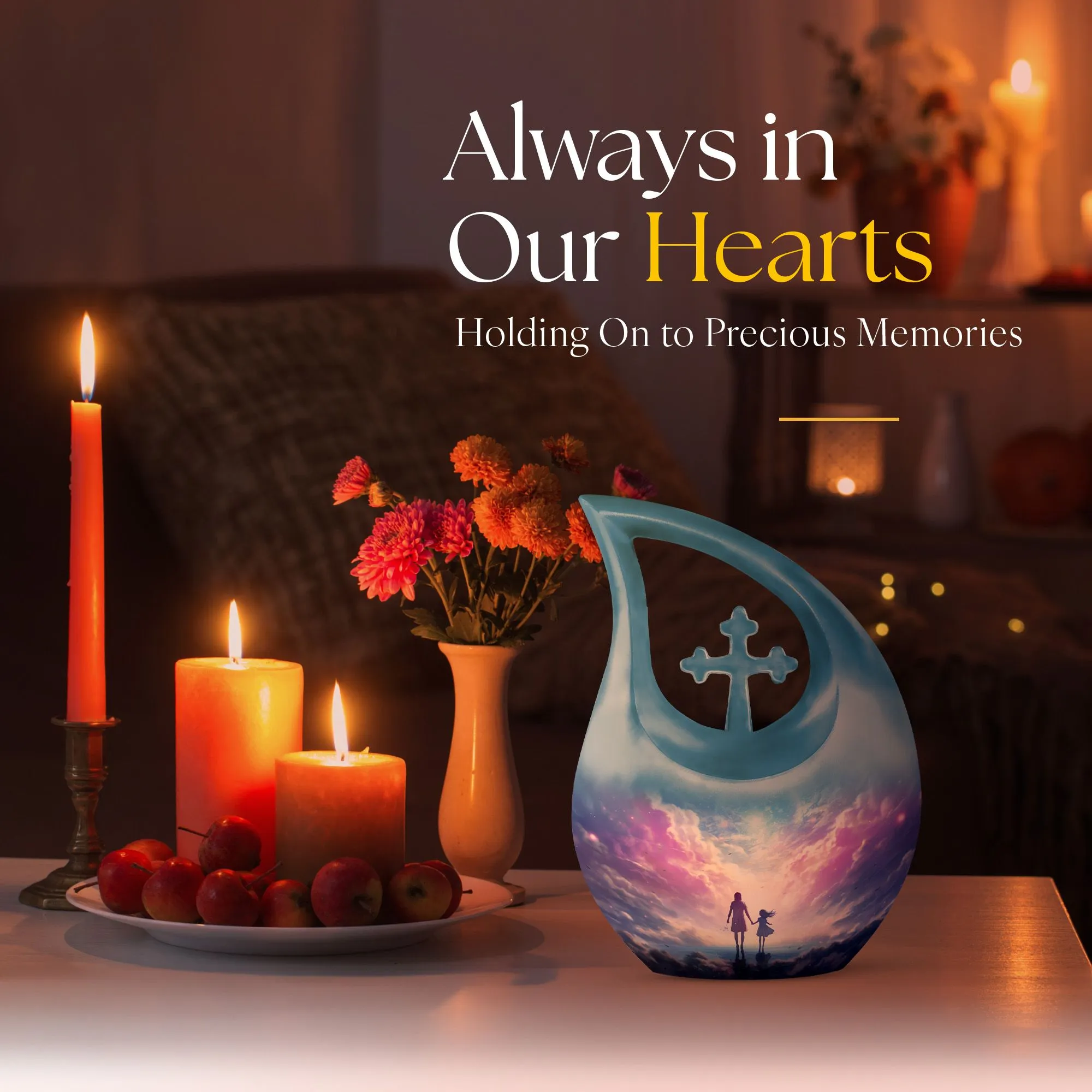 Angels Urn, Personalized Cremation Urn For Human Ashes