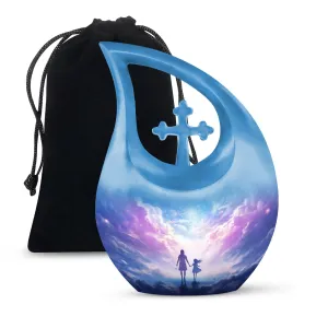 Angels Urn, Personalized Cremation Urn For Human Ashes