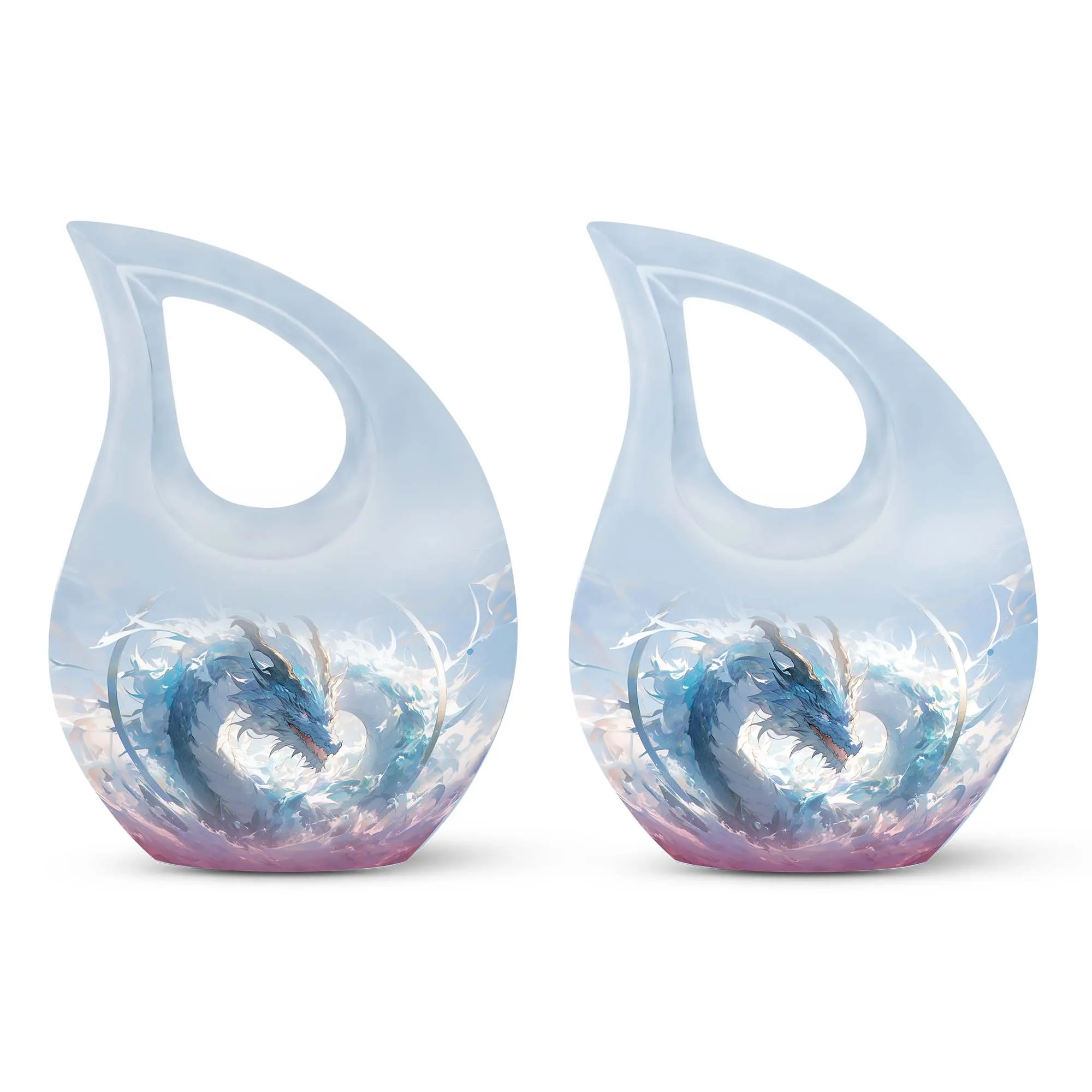 Aqua Fury Urn - Small Keepsake Urn For Human Ashes