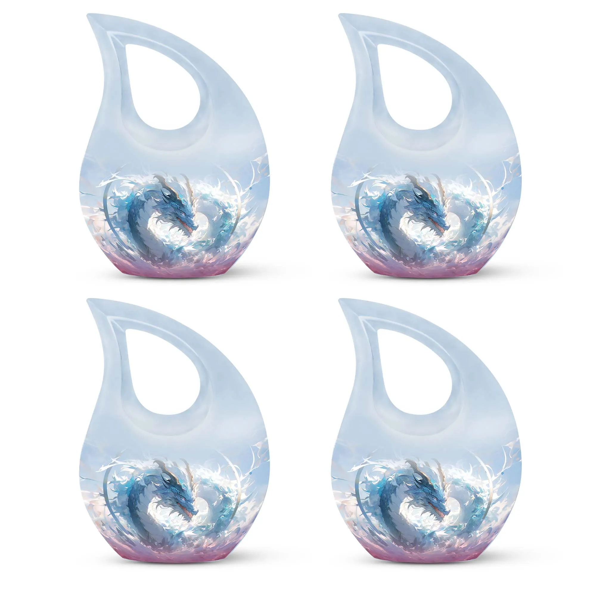 Aqua Fury Urn - Small Keepsake Urn For Human Ashes