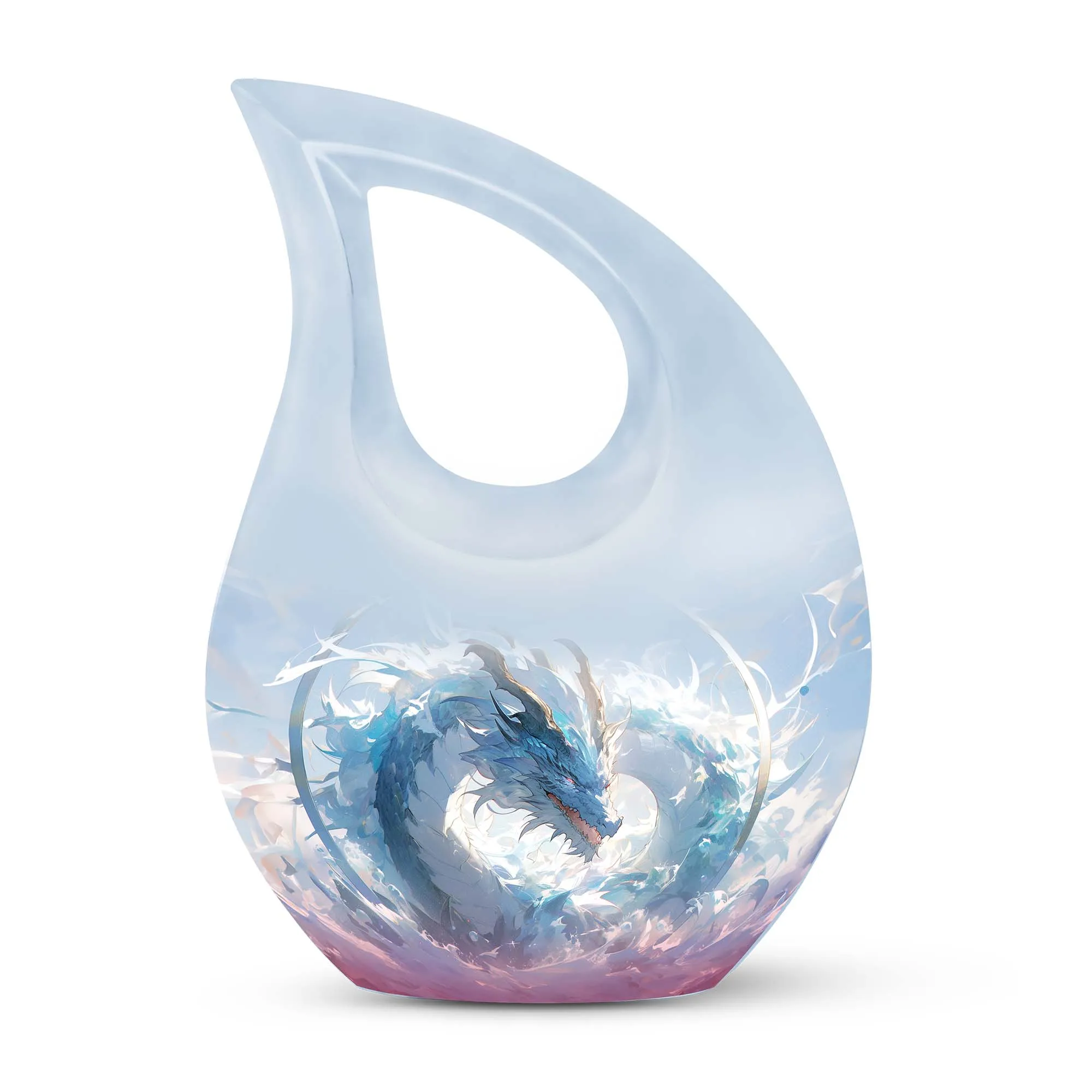 Aqua Fury Urn - Small Keepsake Urn For Human Ashes