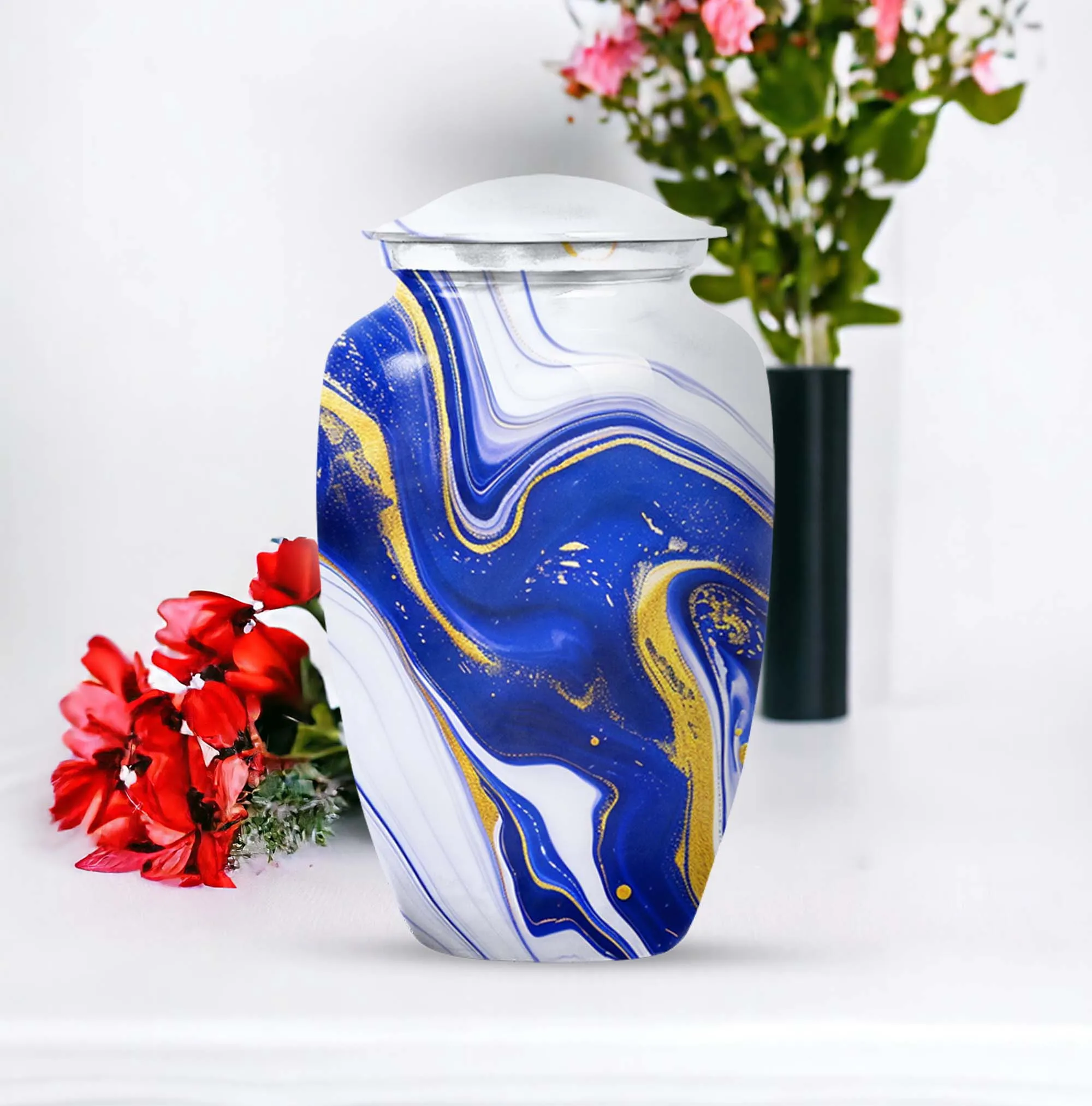 Artistic Design Urn for Cremation - Unique Large Urn