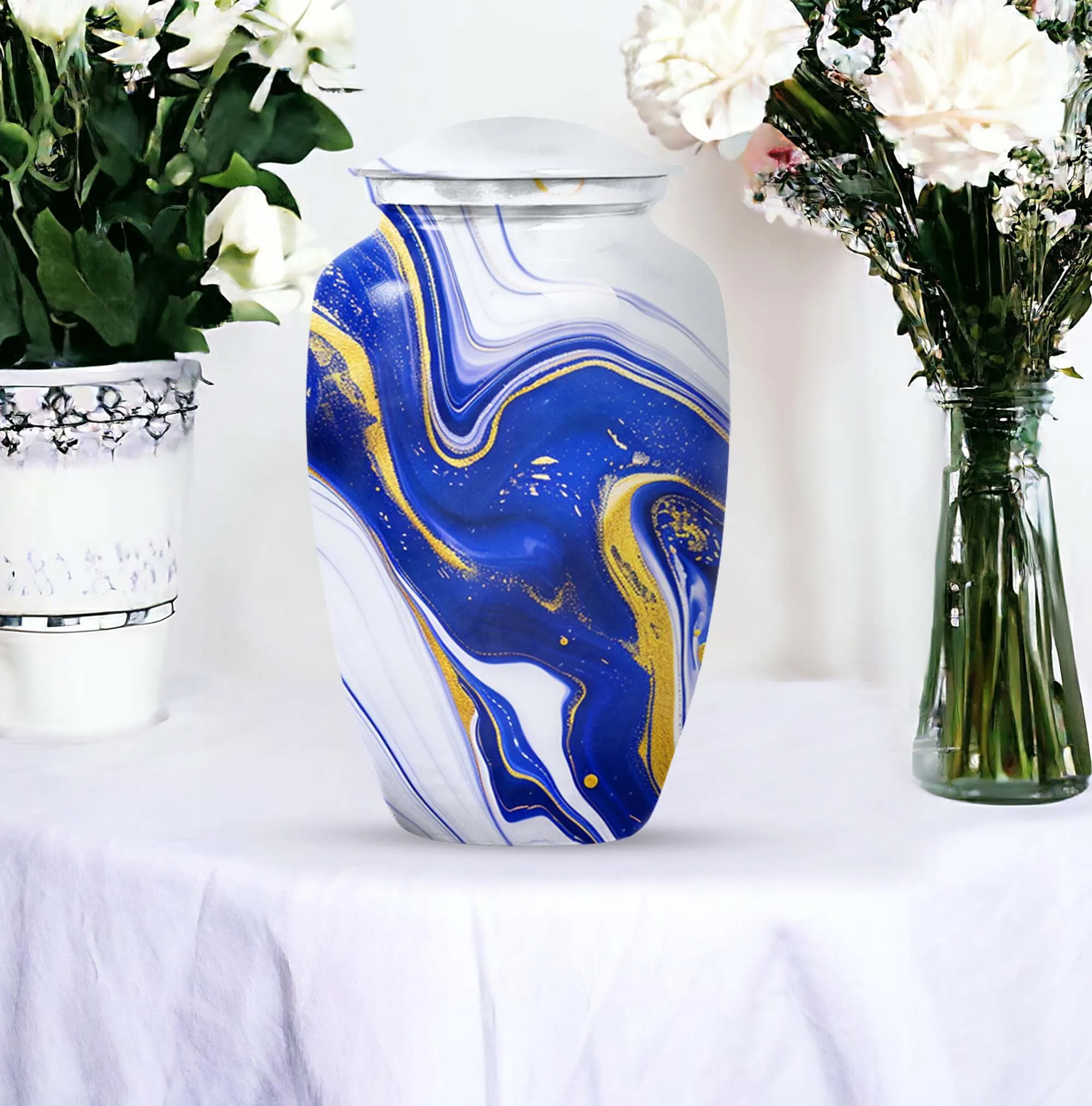 Artistic Design Urn for Cremation - Unique Large Urn