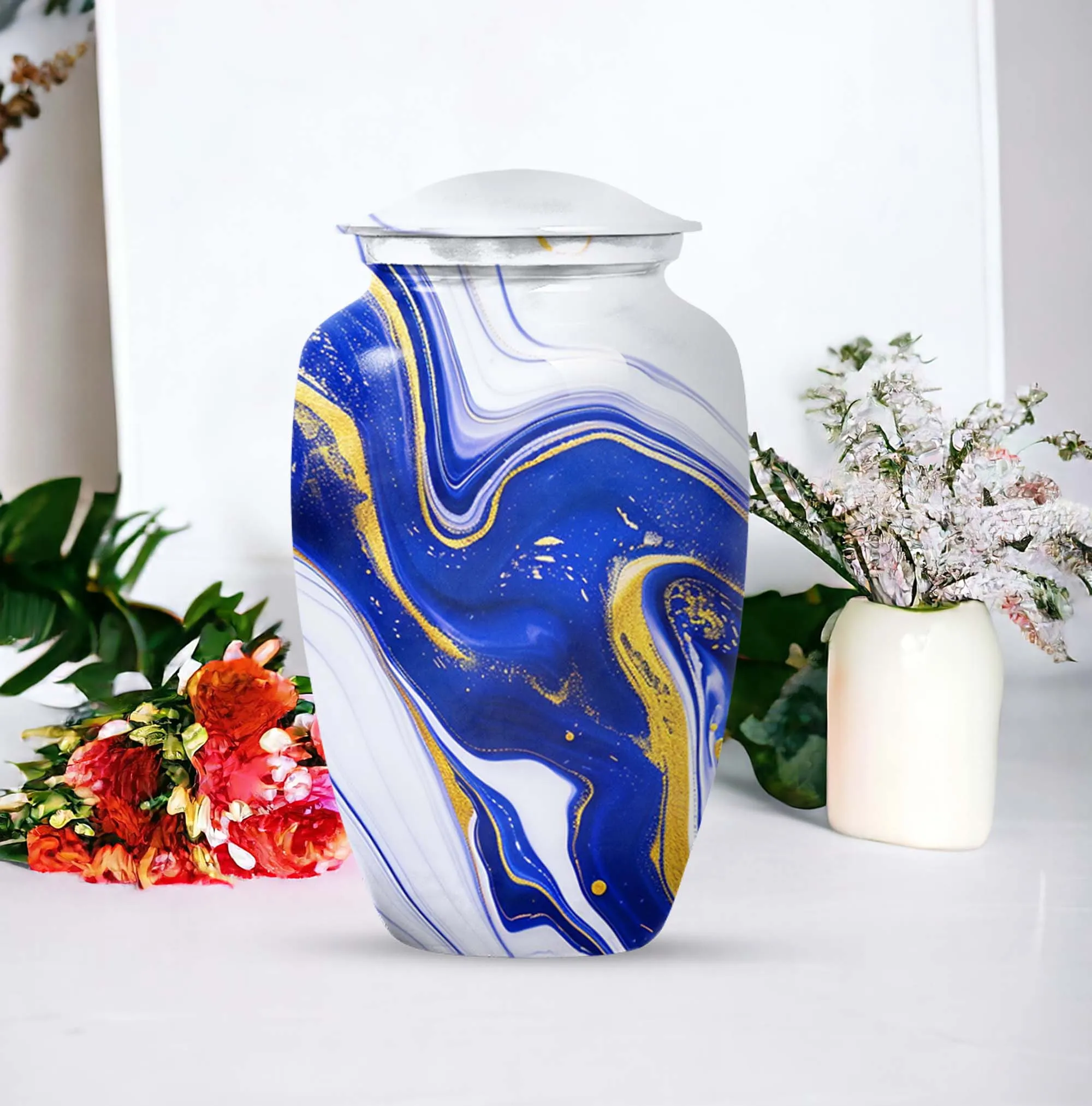 Artistic Design Urn for Cremation - Unique Large Urn