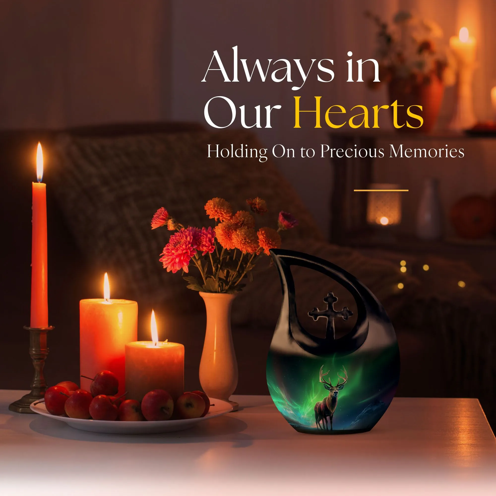 Aurora Urn : Dignified Memorial Urn For Human Ashes