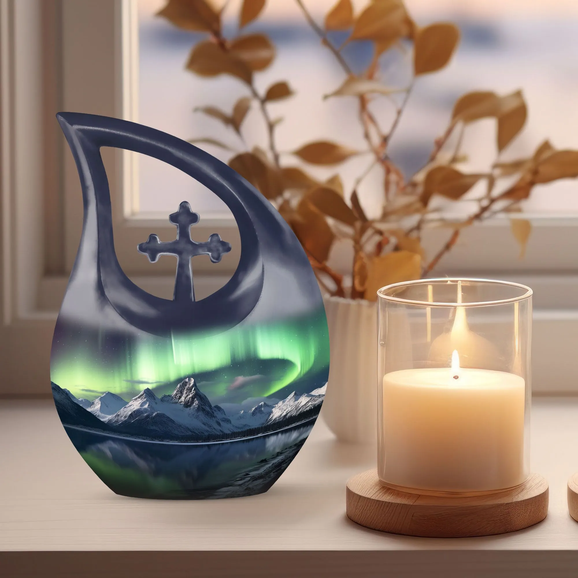 Aurora Urn: Memorial Cremation Urn For Human ashes